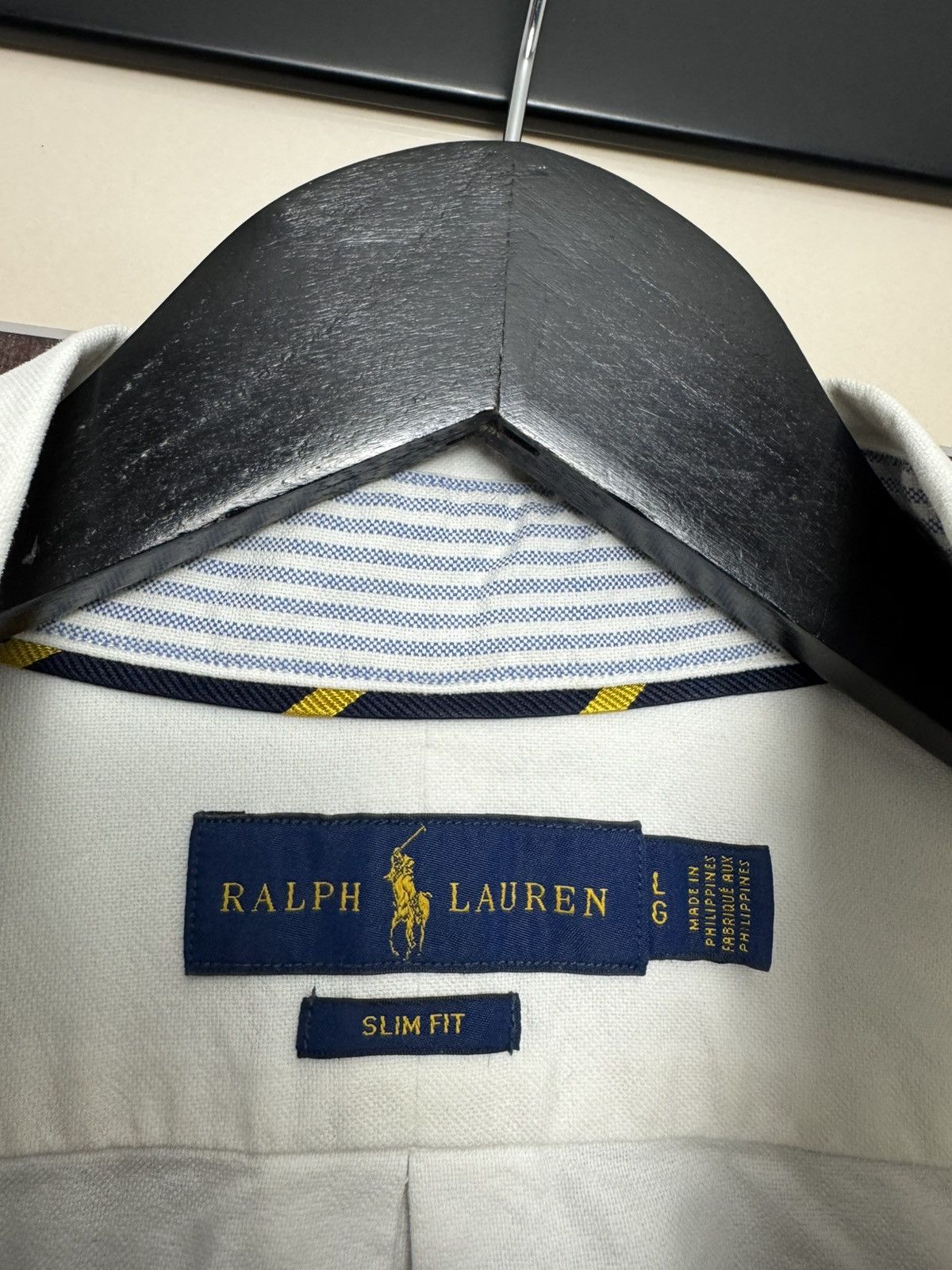 Ralph Lauren Polo Ralph Lauren White Classy Button Up Shirt Casual Slim Size US L / EU 52-54 / 3 - 3 Thumbnail