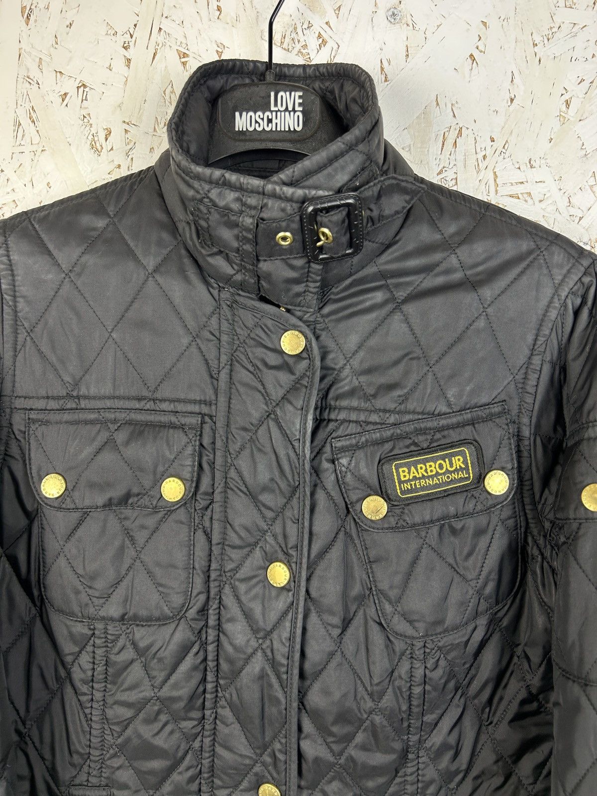 Barbour Barbour International Quilted Jacket In Black EU 34 US 4 Size S / US 4 / IT 40 - 2 Thumbnail