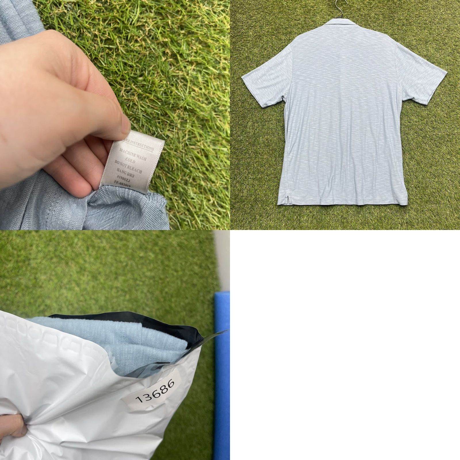 Vintage Free Fly Polo Shirt Mens XL Short Sleeve Blue Golf Sports Lightweight Casual Size US XL / EU 56 / 4 - 8 Thumbnail