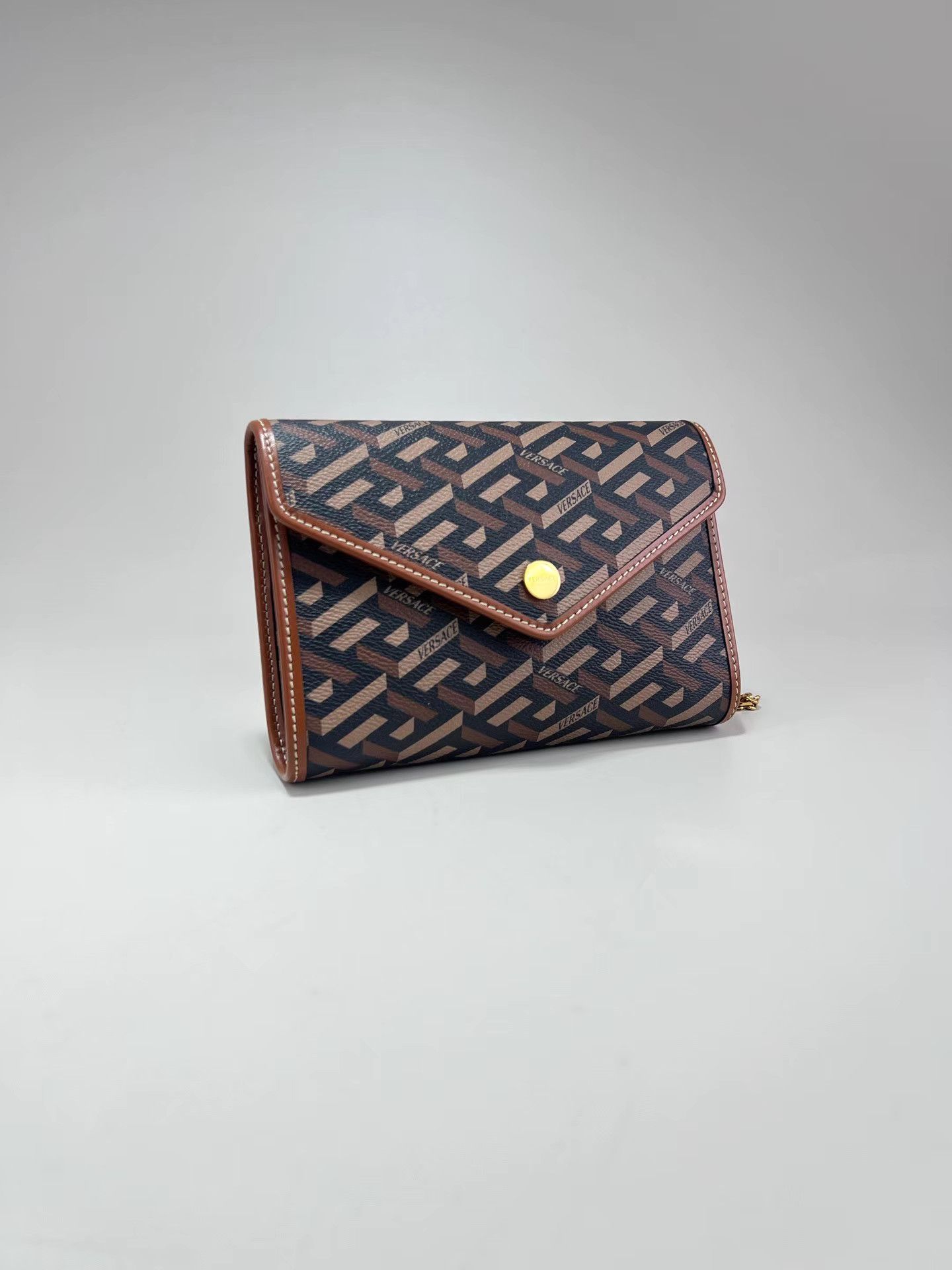 Versace VERSACE Brown Chain Crossbody Bag Size ONE SIZE - 1 Thumbnail