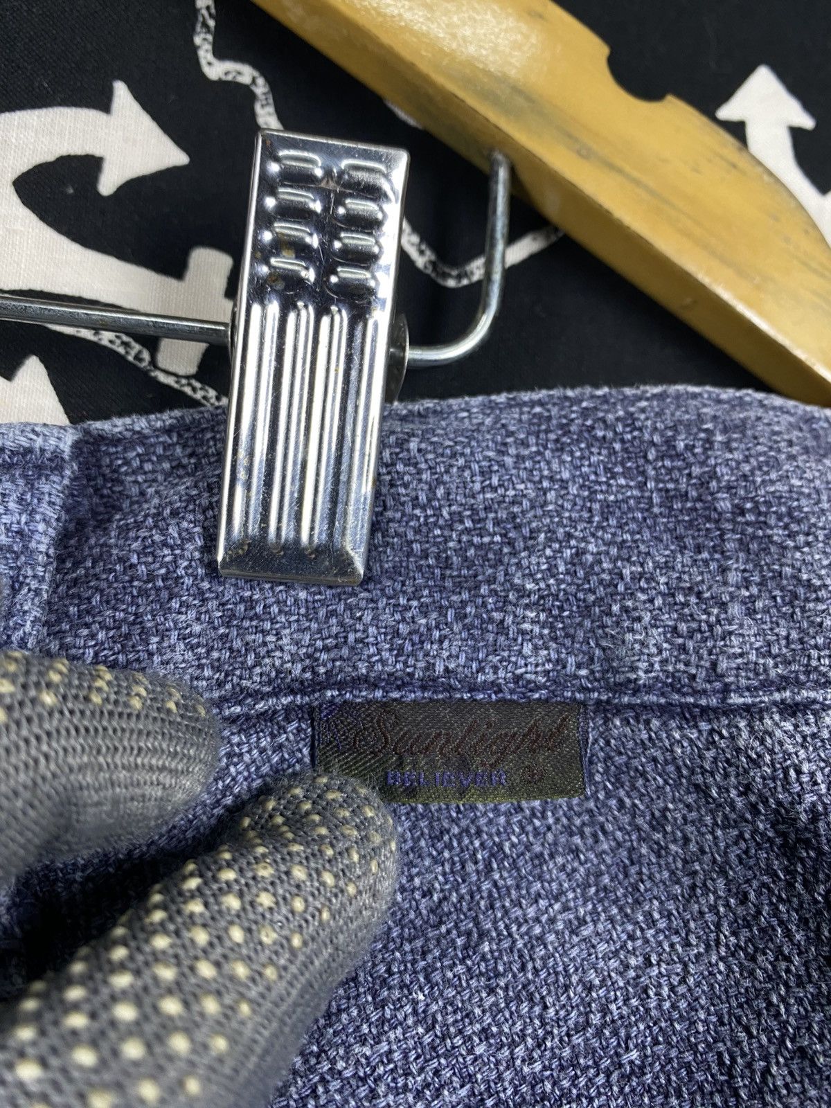 Japanese Brand Vintage Japanese Believer Blue Cotton Shorts Talon Zip Japan Size US 33 - 14 Thumbnail