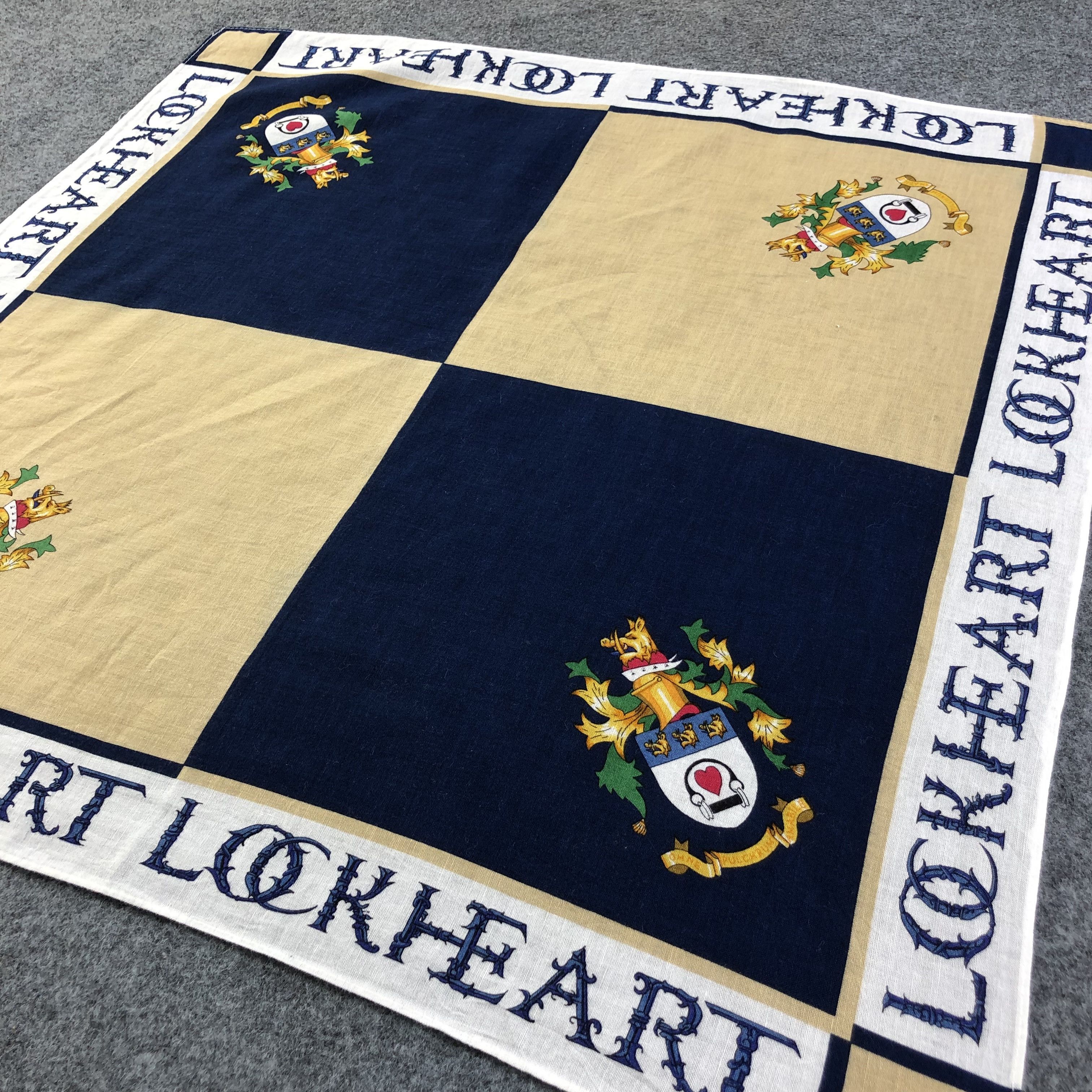 Vintage Lockheart Handkerchief Neckerchief Bandana H2275 Size ONE SIZE - 3 Thumbnail