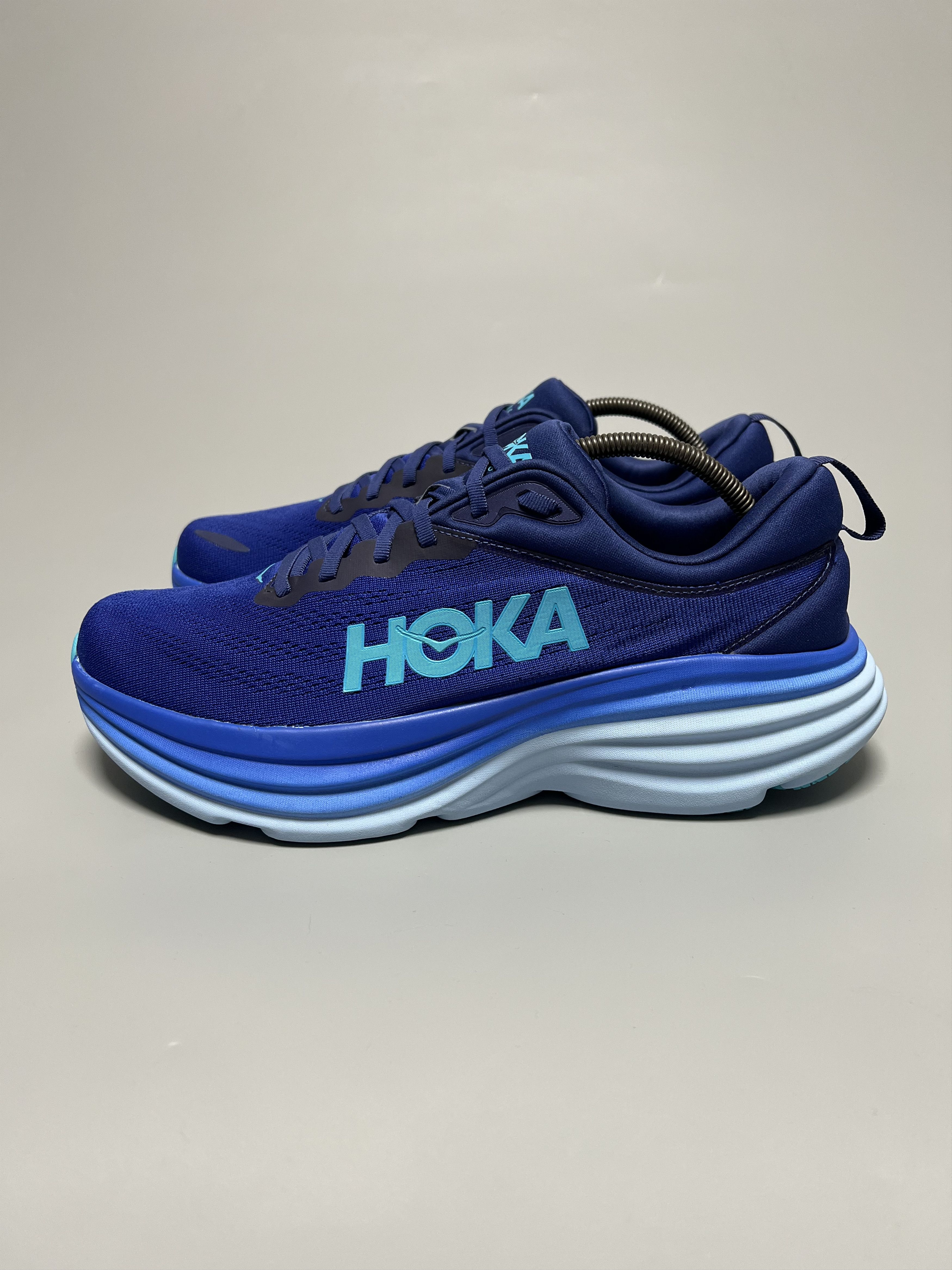 Hoka 12D Hoka One One Bondi 8 Running Shoes Walking Gym Size US 12 / EU 45 - 1 Thumbnail