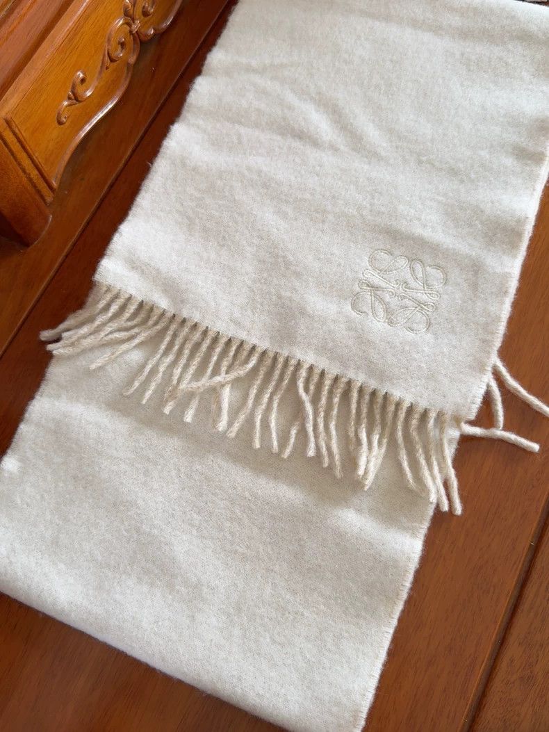 Loewe LOEWE The scarf is milk tea-colored Size ONE SIZE - 6 Thumbnail