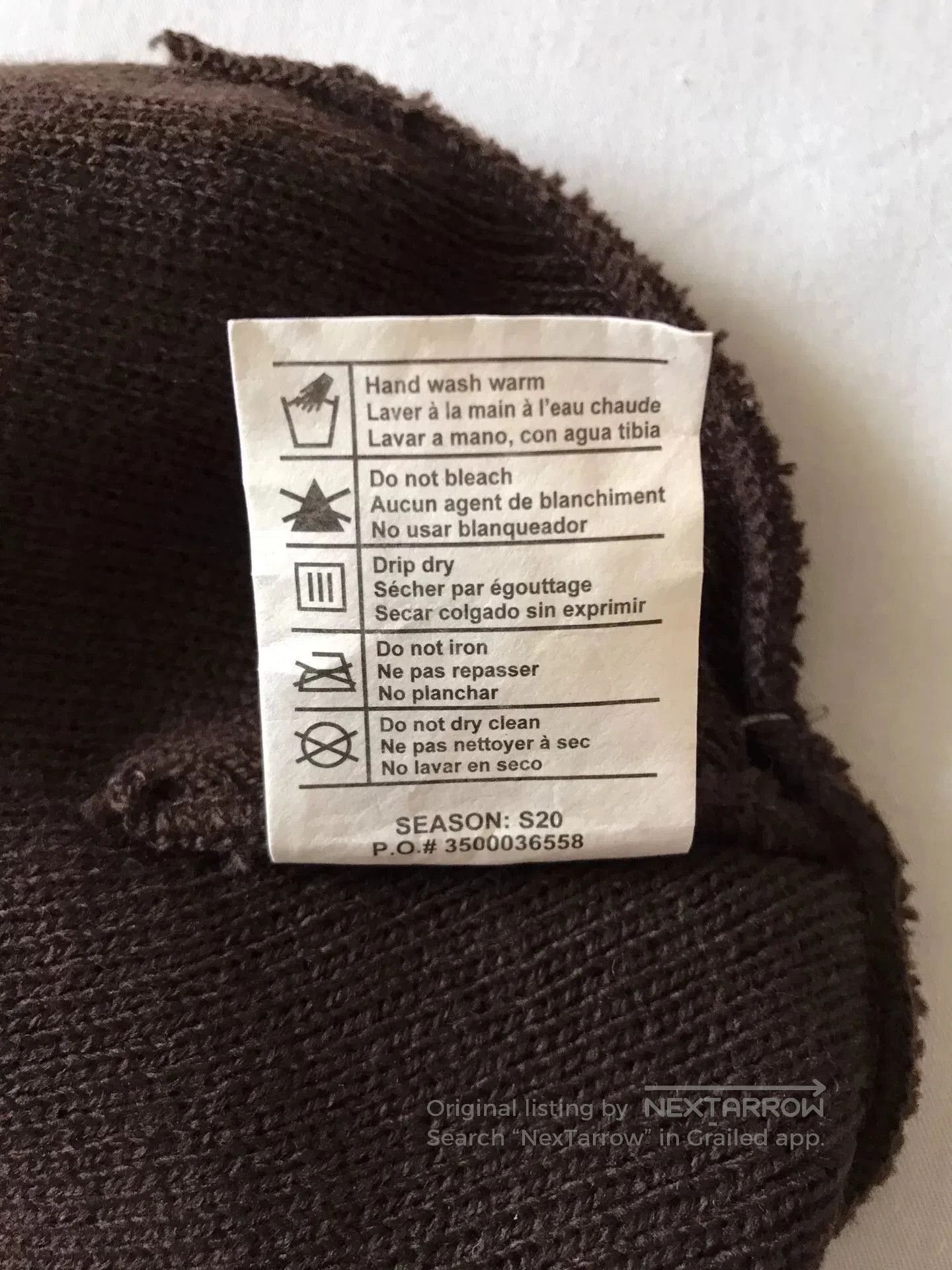 Carhartt Carhartt A18 DKB Brown Knit Beanie. Size ONE SIZE - 9 Thumbnail