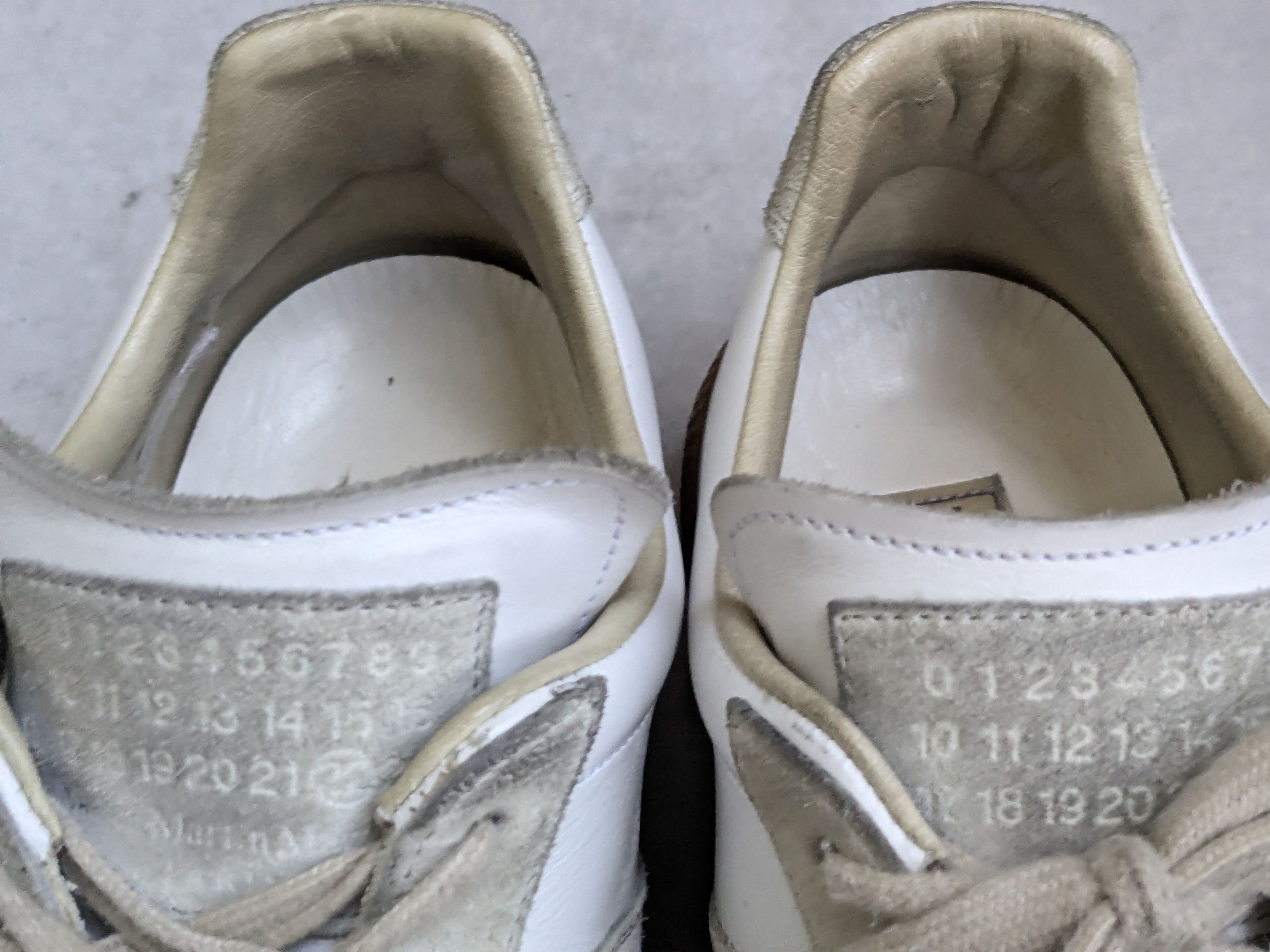 Maison Margiela Maison Margiela GAT Replica White 10 43 Low Tops Size US 10 / EU 43 - 7 Thumbnail