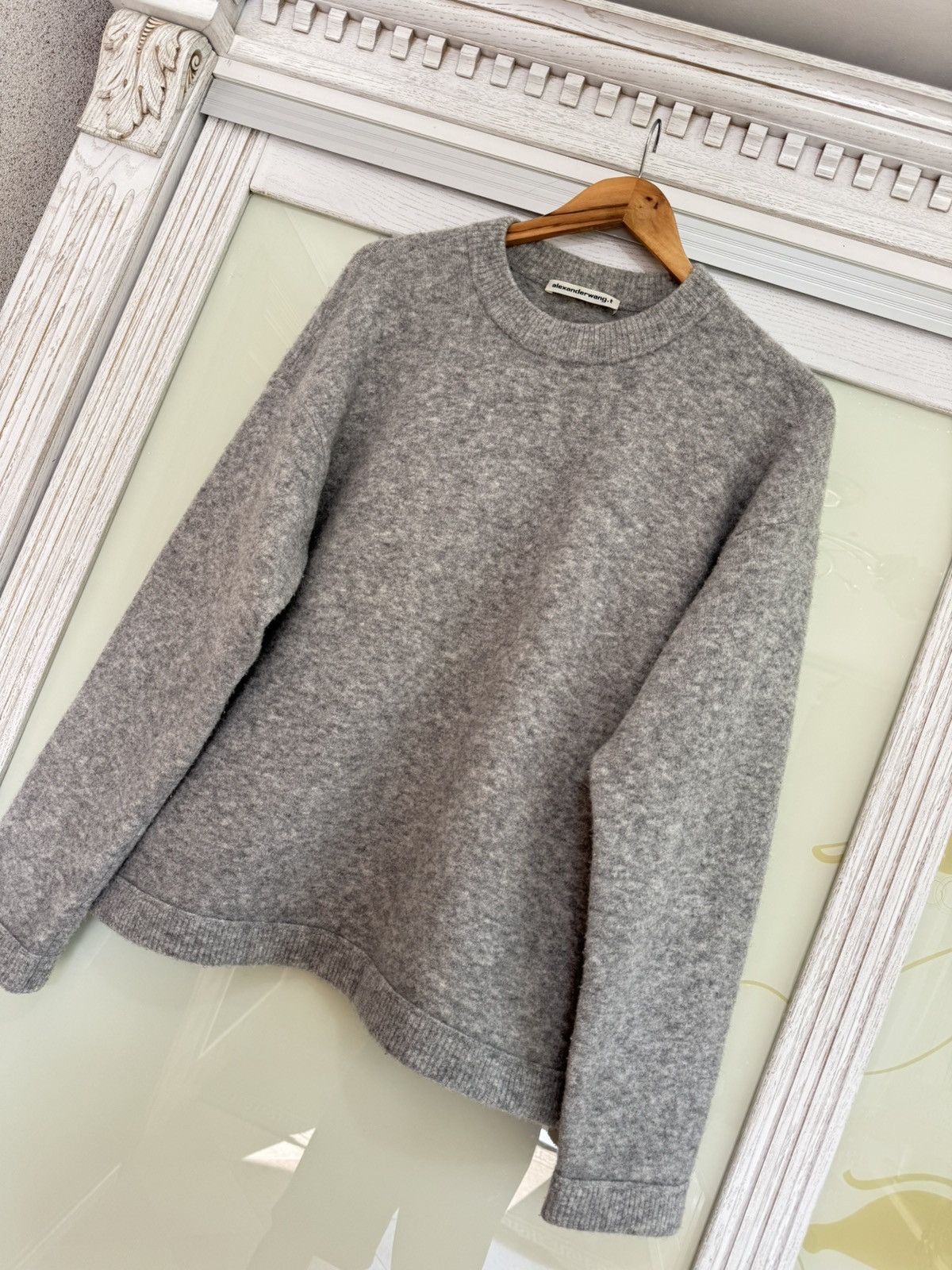Alexander Wang Alehander Wang Wool Gray Sweater Size US XS / EU 42 / 0 - 3 Thumbnail