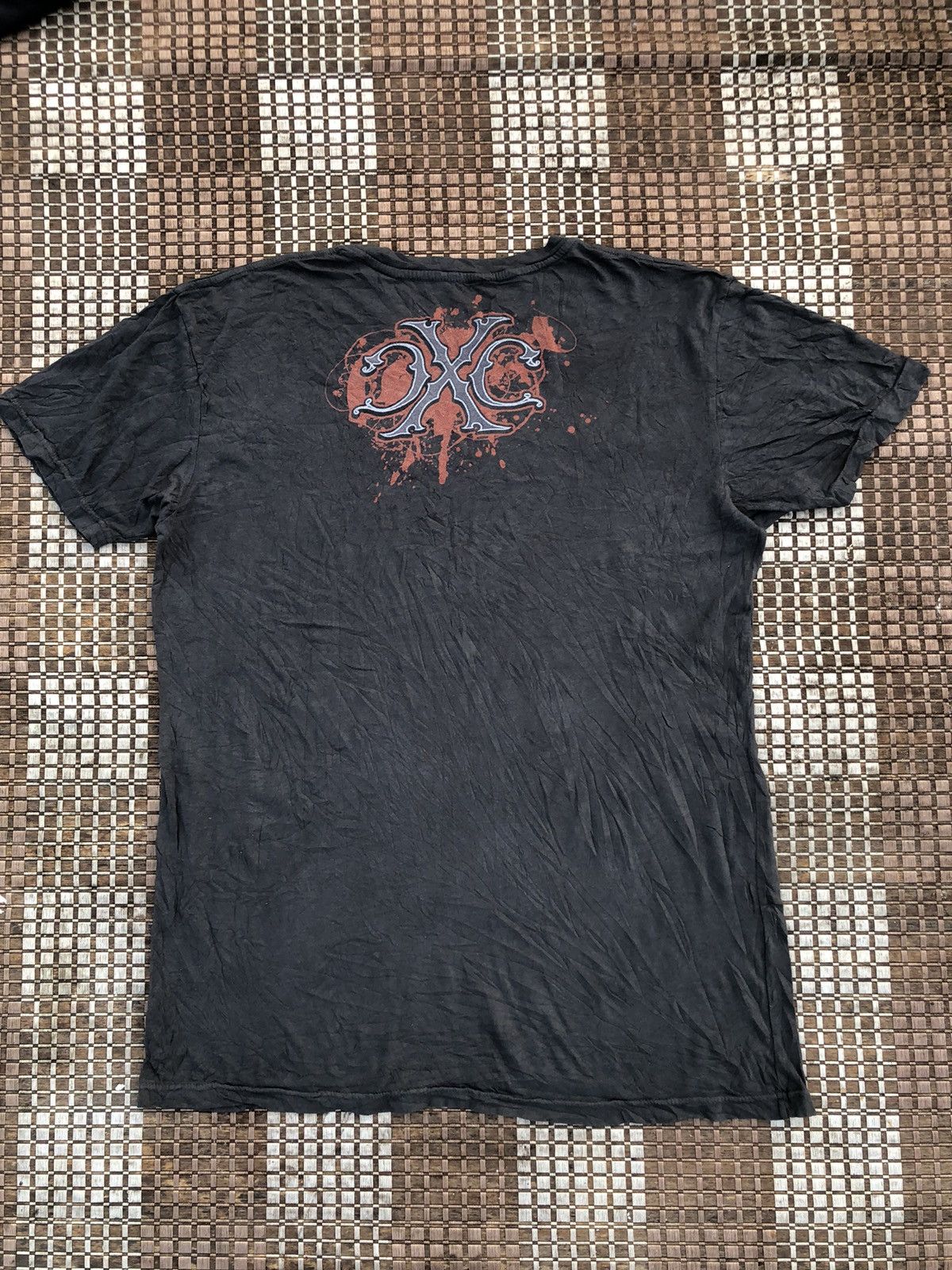 Affliction × Ed Hardy × Vintage Vintage Y2K Xtreme Couture Skulls Punk Affliction Tee Size US XL / EU 56 / 4 - 8 Thumbnail