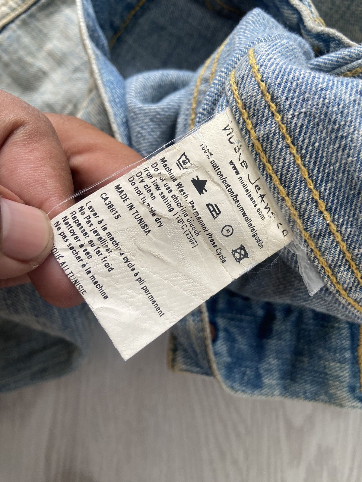Nudie Jeans Vintage 2000’s Nudie Conny Thread Embroidery Trucker Jacket Size US S / EU 44-46 / 1 - 10 Thumbnail
