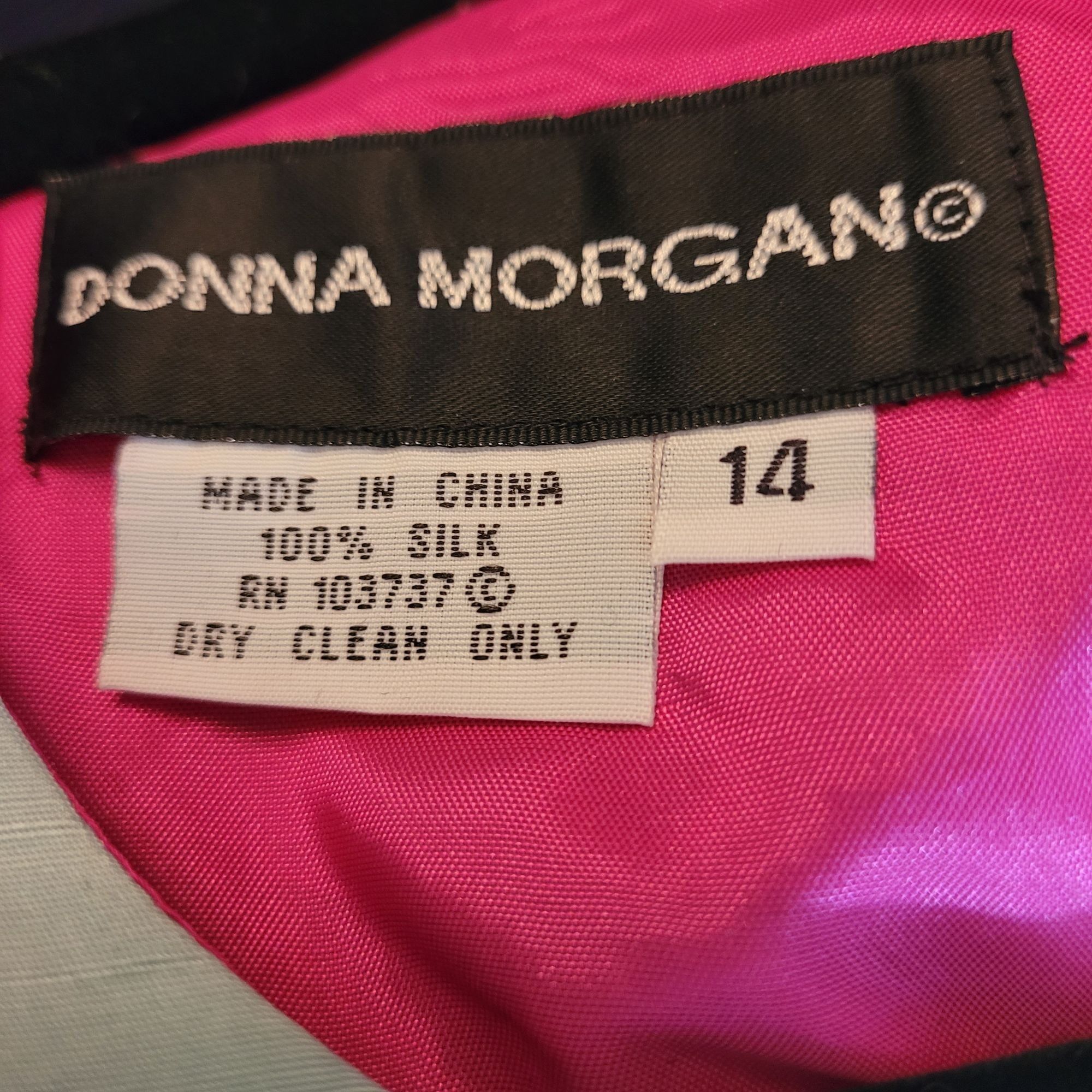 Donna Morgan Donna Morgan Silk 2pc Dress Set Sz 14 Pastel Floral Sleevele Size XL / US 12-14 / IT 48-50 - 2 Thumbnail