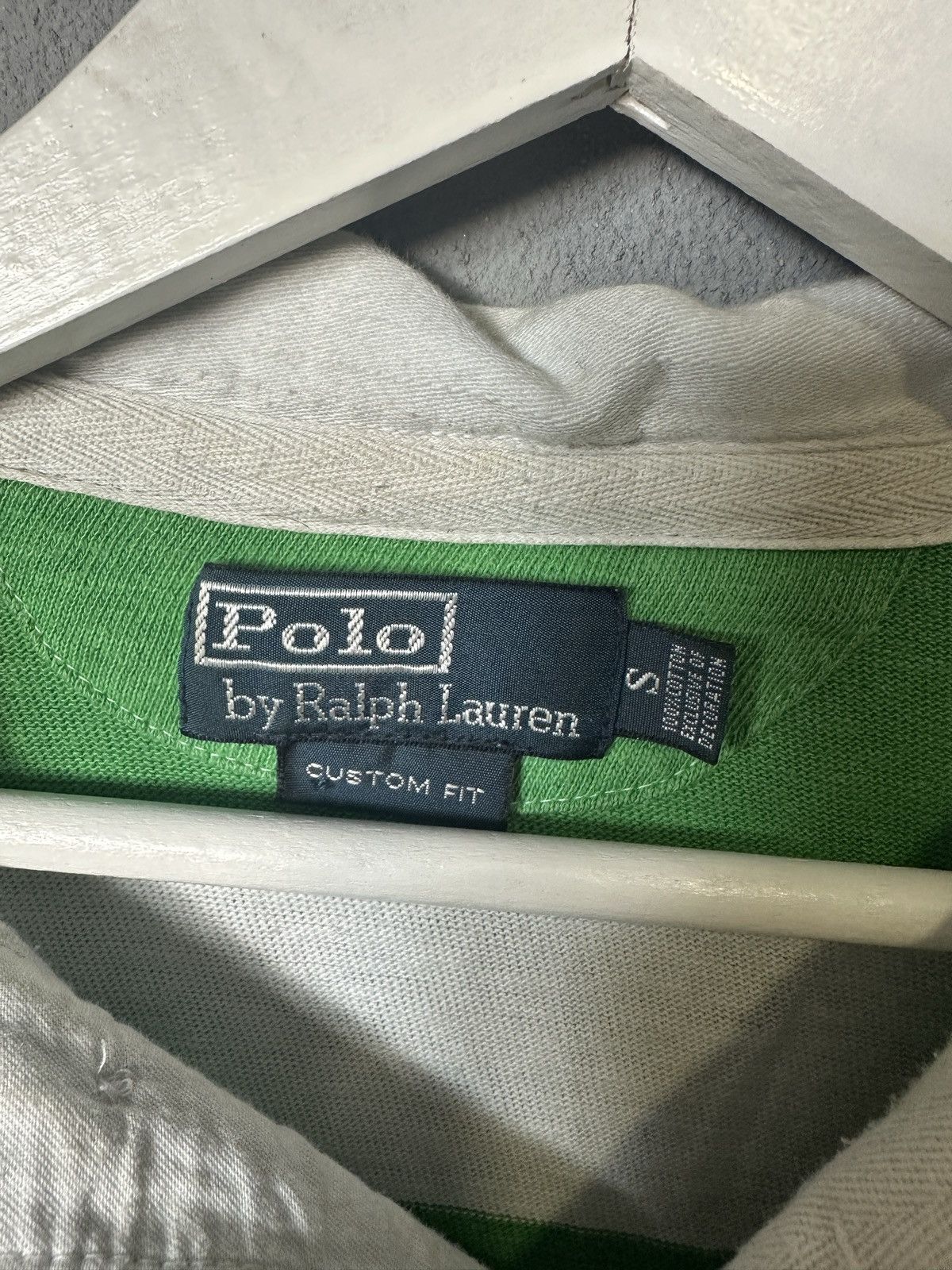 Polo Ralph Lauren × Ralph Lauren × Vintage Vintage 90s Polo Ralph Lauren Long Sleeve Rugby Shirt Size US S / EU 44-46 / 1 - 5 Thumbnail