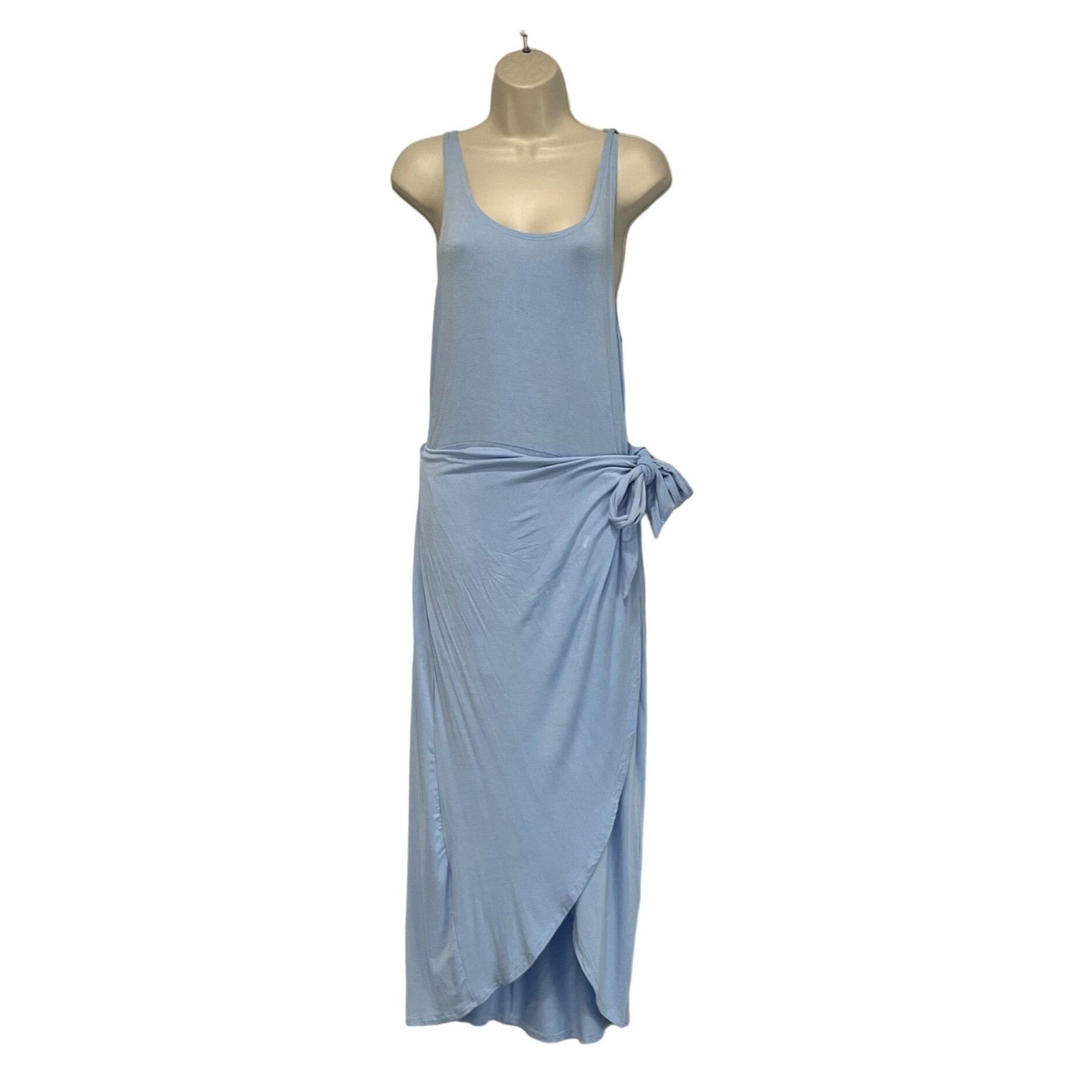 Other And Now This Women's Knit Side-Tie Tulip Midi Dress, Blue, S Size L / US 10 / IT 46 - 2 Thumbnail