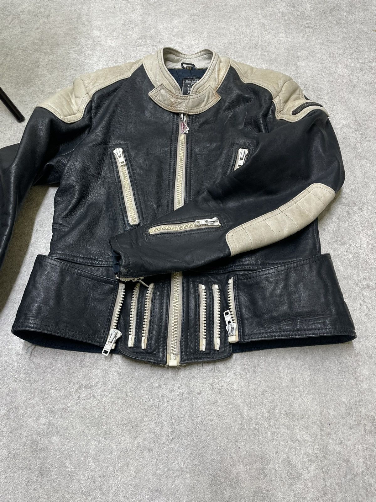 Hein Gericke Hein Gericke VTG Speed Team Racing Moto Hype Jacket Beige Size US M / EU 48-50 / 2 - 10 Thumbnail