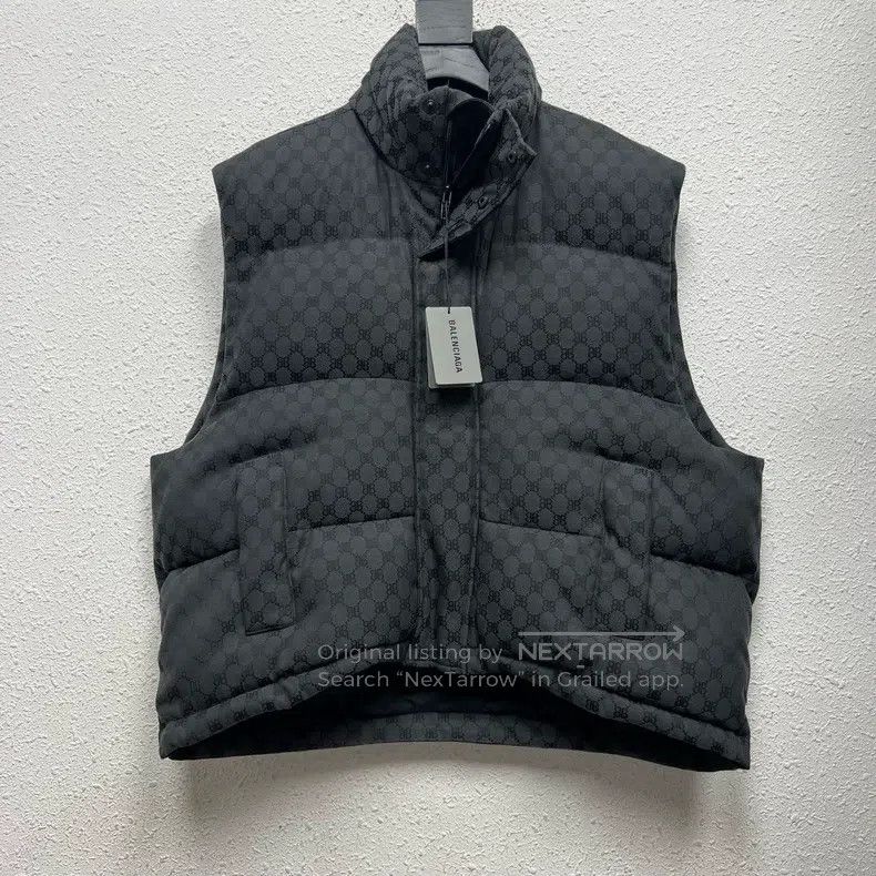 Balenciaga Double B Monogram Warm Vestless Jacket