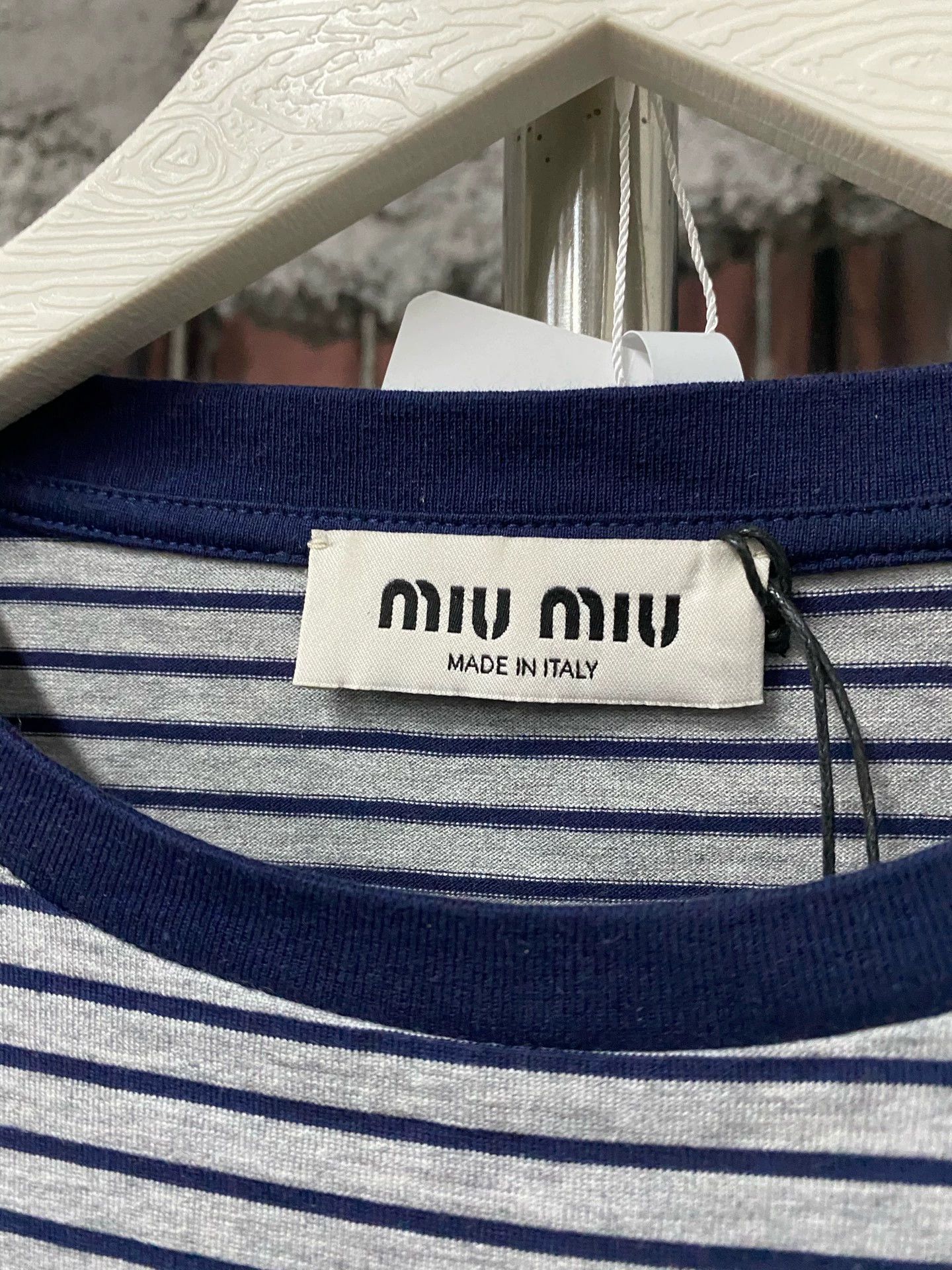 Miu Miu Miu Miu Striped Long Sleeve Top Size S New Size S / US 4 / IT 40 - 6 Thumbnail