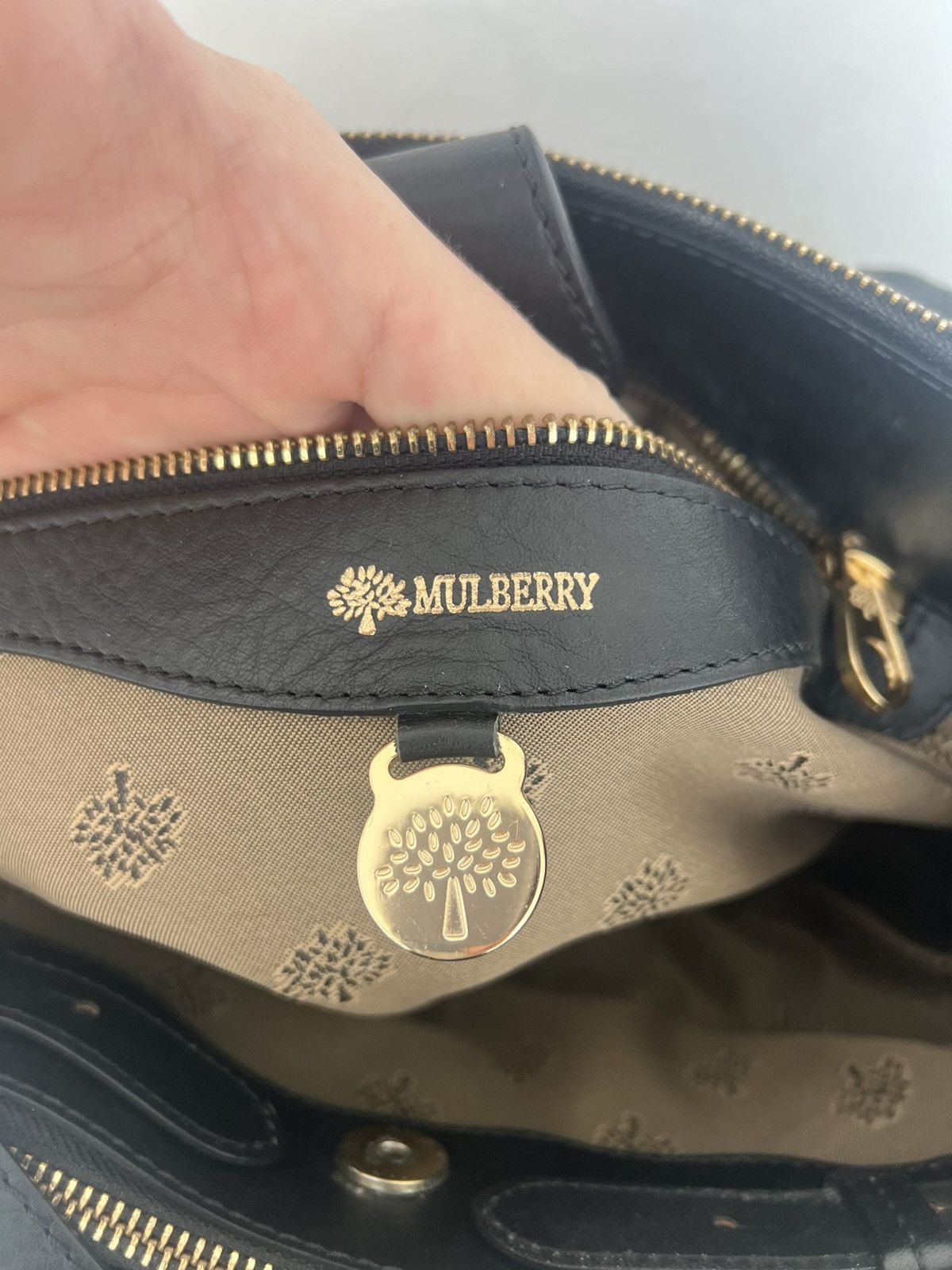 Mulberry Vintage luxury Mulberry leather bayswater tote bag Size ONE SIZE - 9 Thumbnail