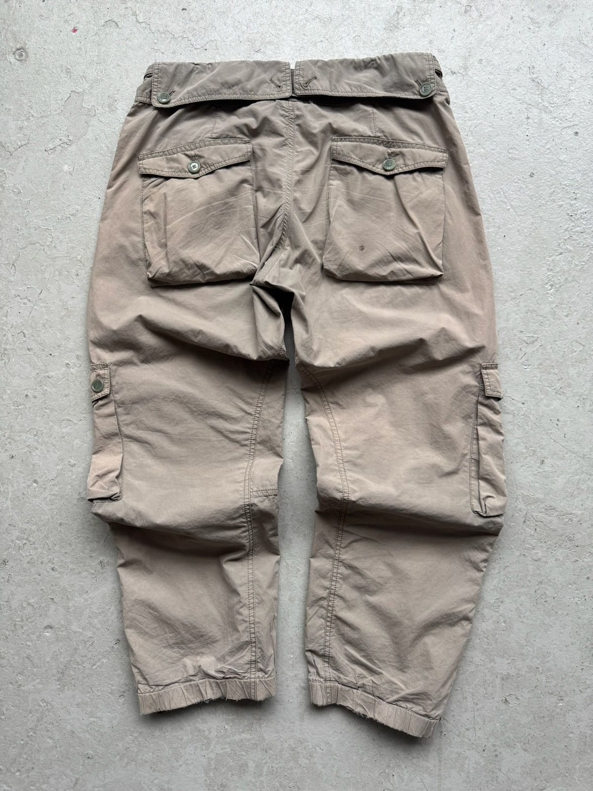 Dolce & Gabbana Dolce & Gabbana 2000's Olive Multi Pocket Cargo Pants Size US 34 / EU 50 - 3 Thumbnail