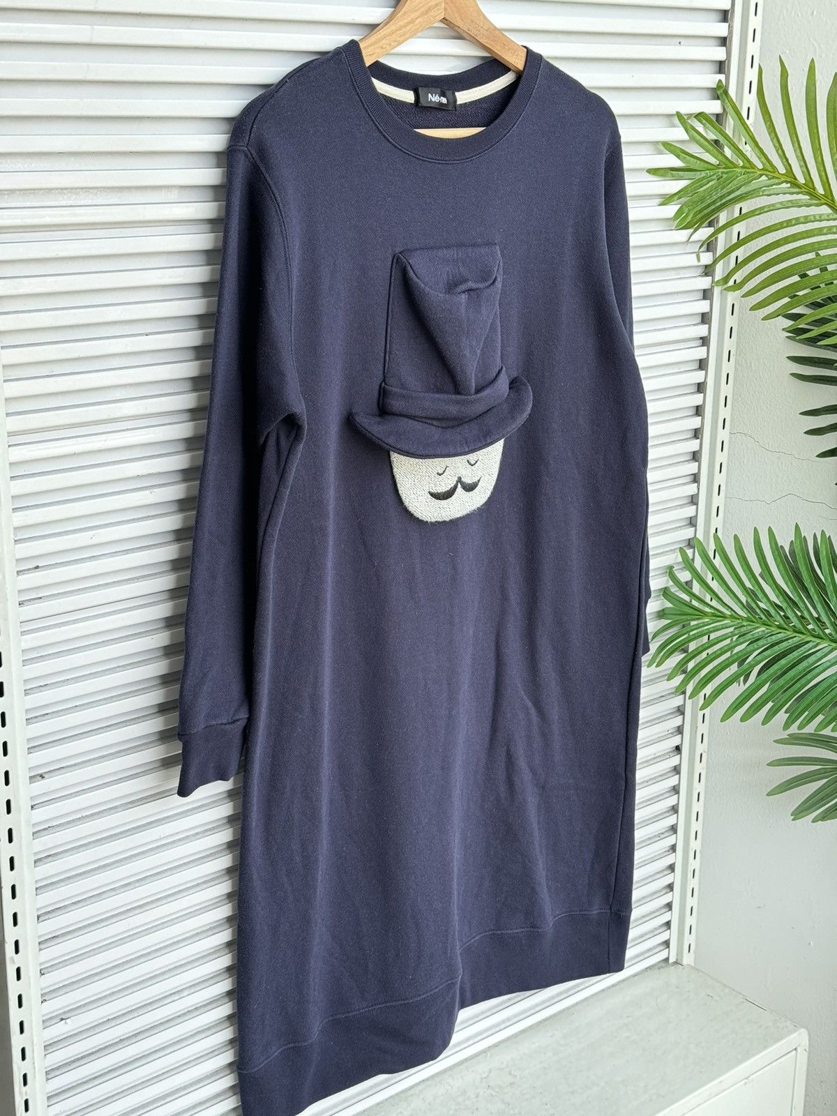 Issey Miyake Issey Miyake Ne-net Mustache Hat Man Dress Size L / US 10 / IT 46 - 1 Thumbnail