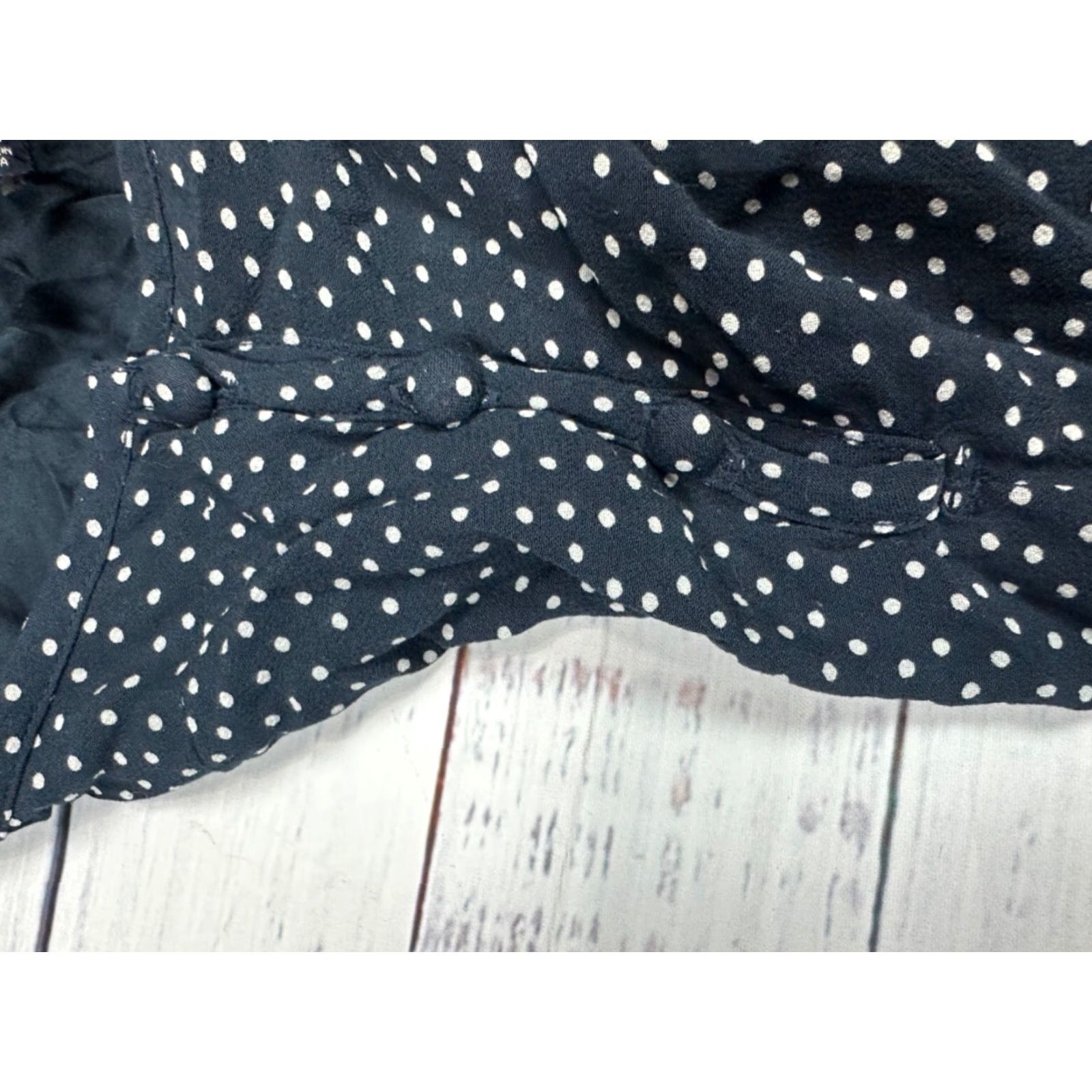 Abercrombie & Fitch Abercrombie & Fitch Womens Tank XS Blue Polka Dot Tunic Tank Top New Size XS / US 0-2 / IT 36-38 - 5 Thumbnail