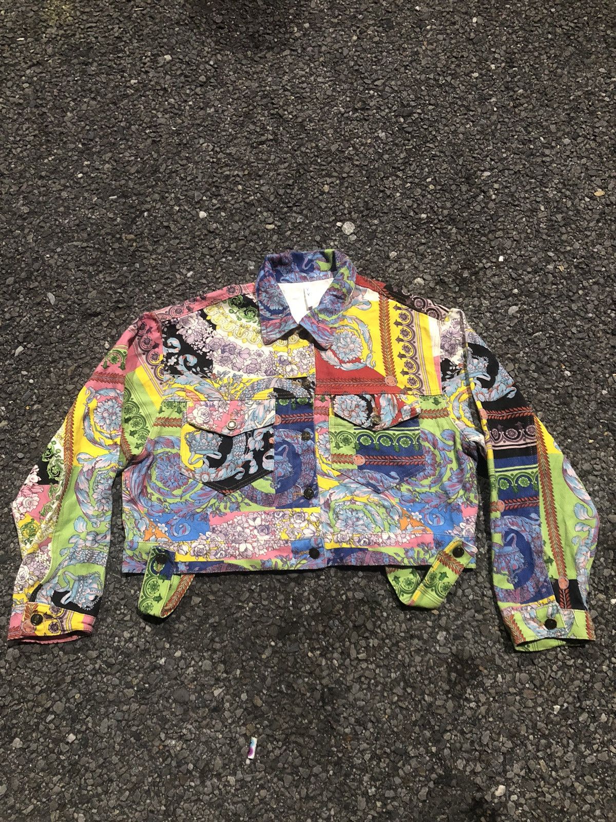 Other Multicolored abstract print classic style jacket Size L / US 10 / IT 46 - 1 Thumbnail