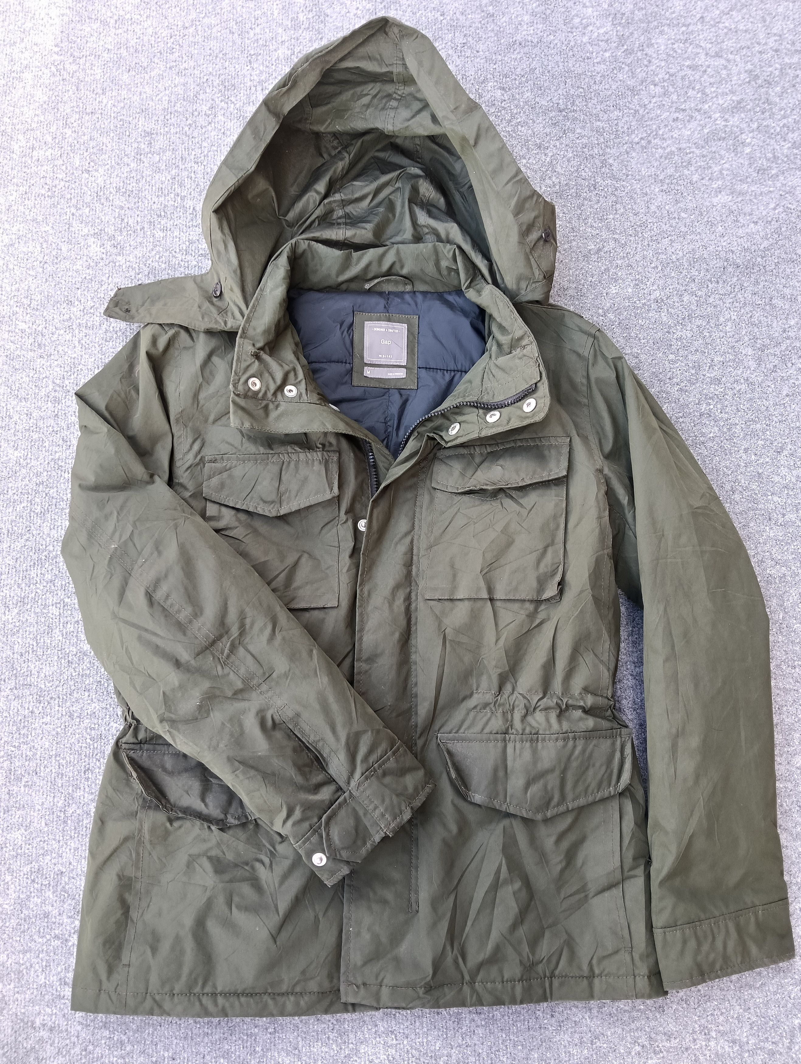 Gap VINTAGE OG GAP HOODIE JACKET LIKE MILITARY JACKET. Size US M / EU 48-50 / 2 - 1 Thumbnail