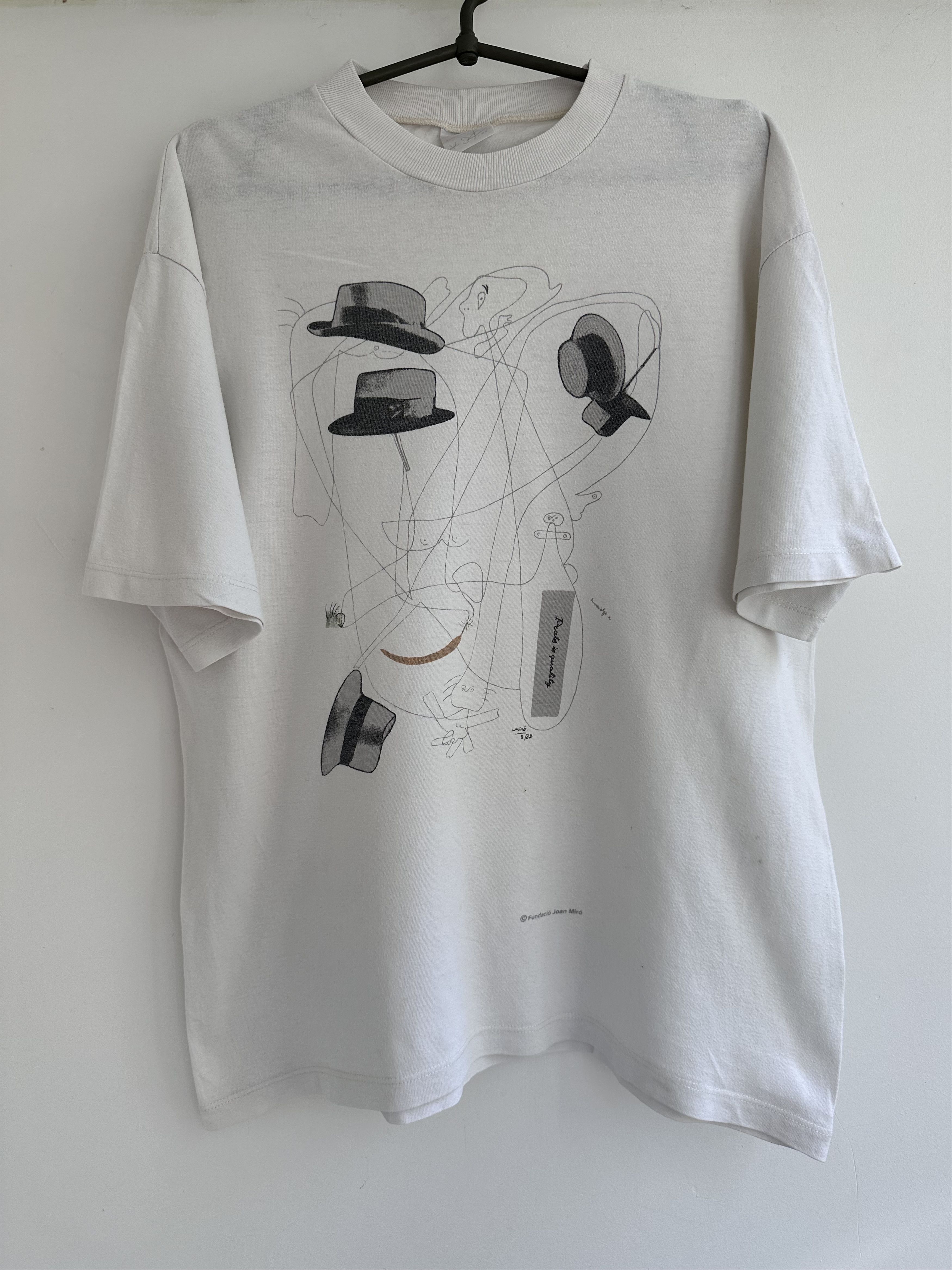 Vintage Fundació Joan Miro vintage art t shirt Size US L / EU 52-54 / 3 - 1 Thumbnail