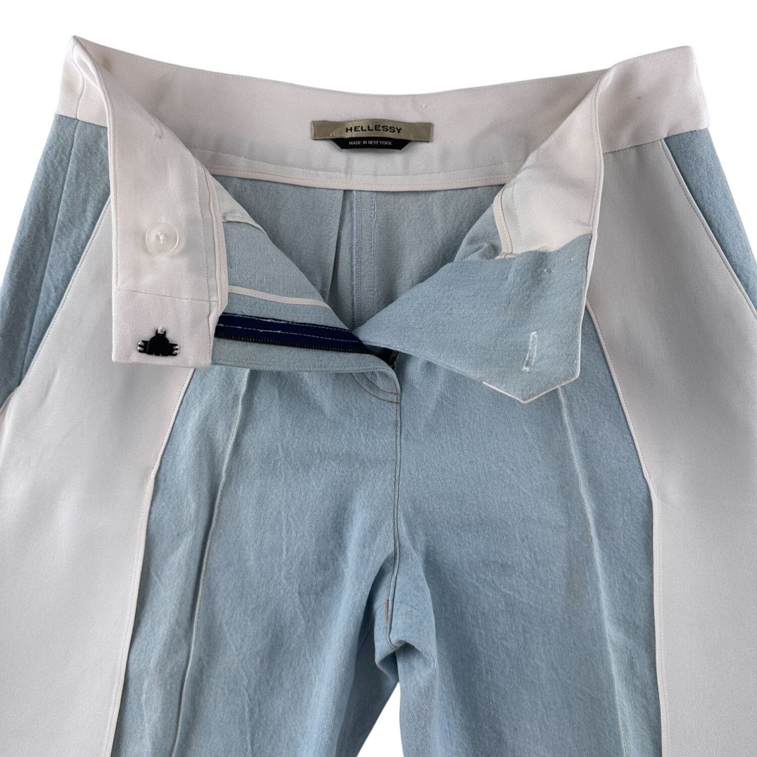 Other Hellessy Denim Cuffed Cropped Jeans Size 2 Size 28" / US 6 / IT 42 - 3 Thumbnail