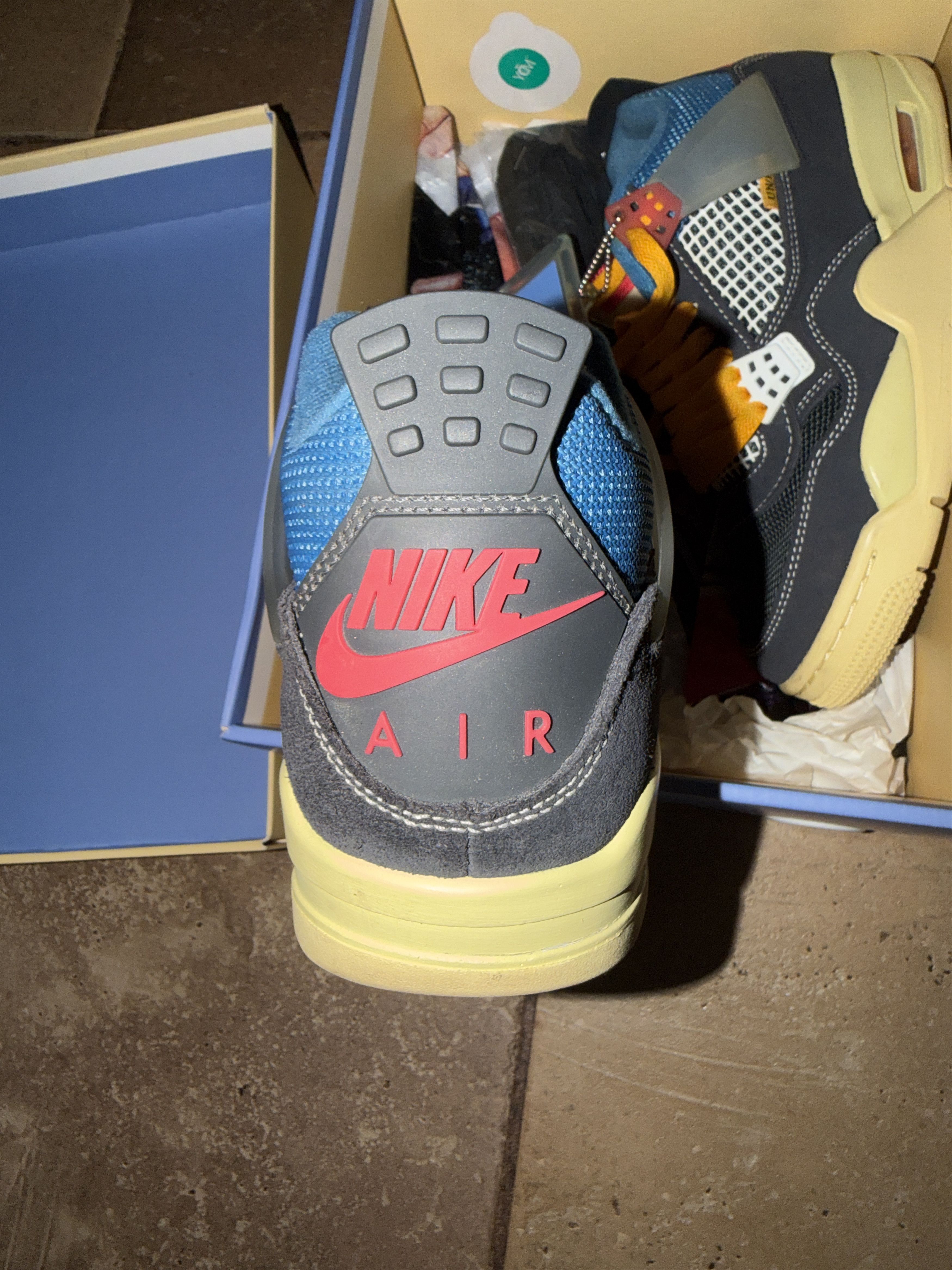 Jordan Brand Union LA x Air Jordan 4 Retro ‘Off Noir’ Size US 6 / EU 39 - 7 Thumbnail