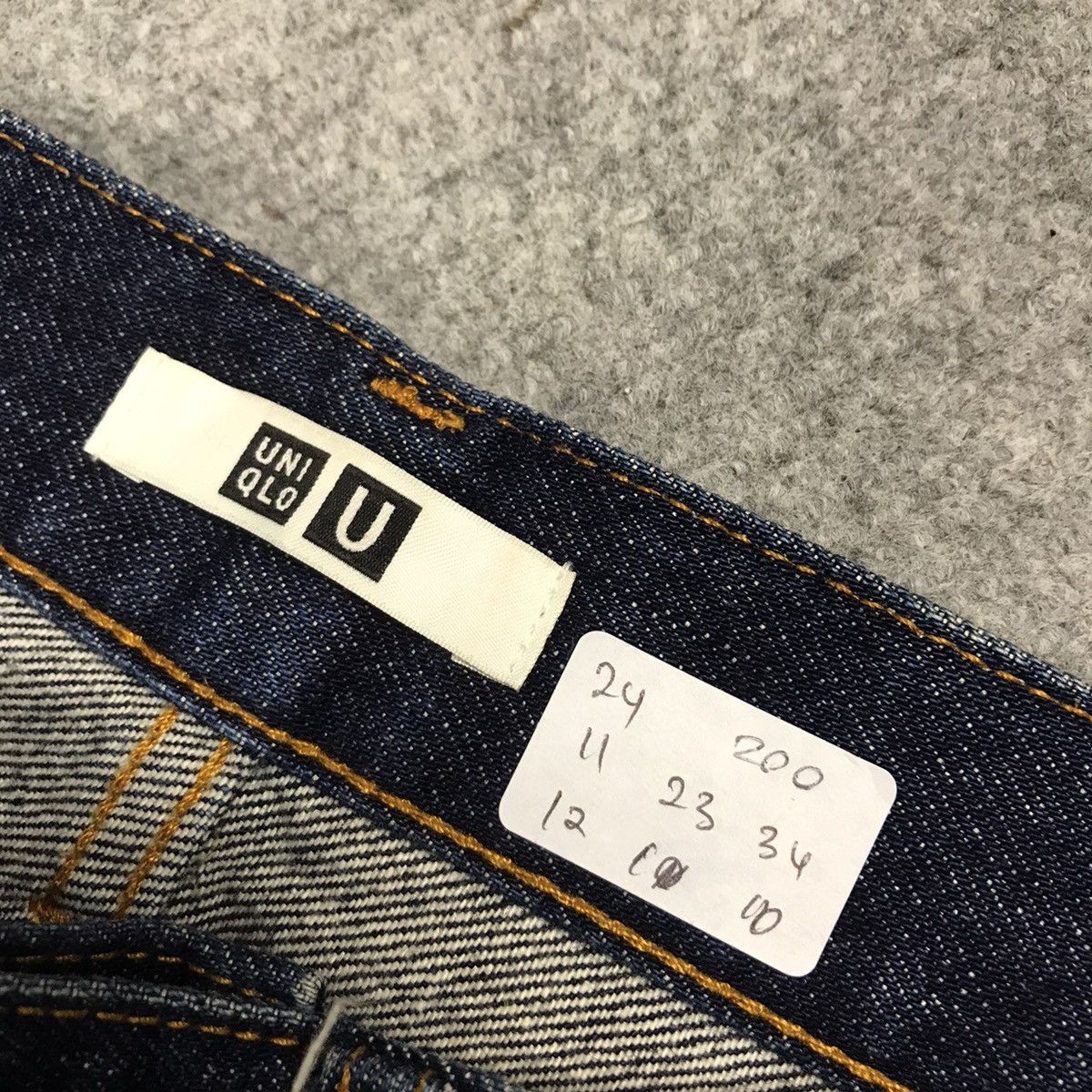 Japanese Brand UNIQLO X U UNDERCAVER BAGGY STYLE DENIM PANTS Size 24" / US 00 / IT 34 - 12 Thumbnail