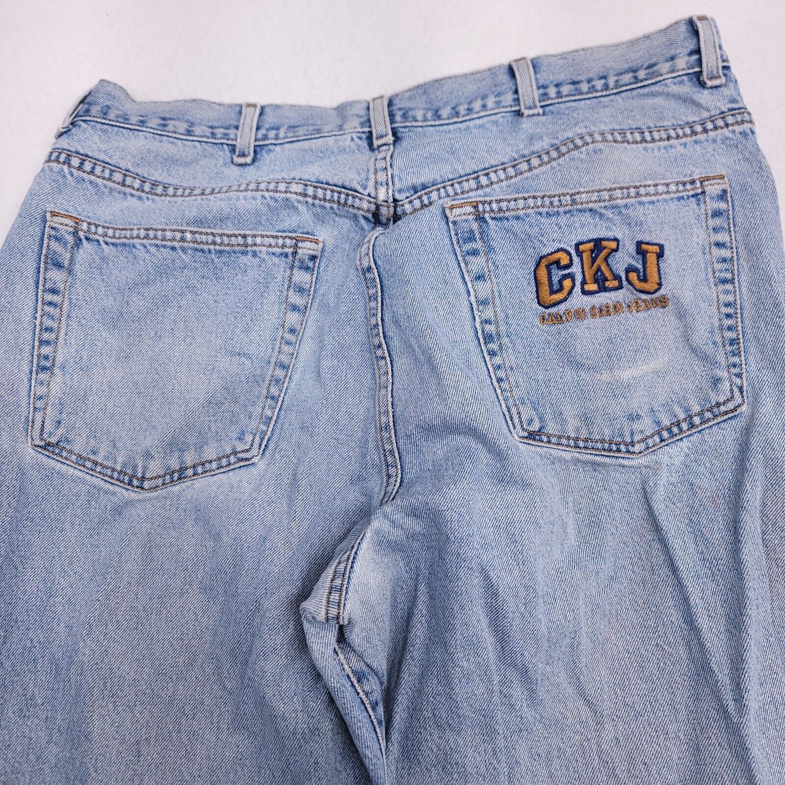 Calvin Klein Calvin Klein Casual Denim Medium Wash Jeans Men Size 36 Blue Size US 36 / EU 52 - 12 Thumbnail
