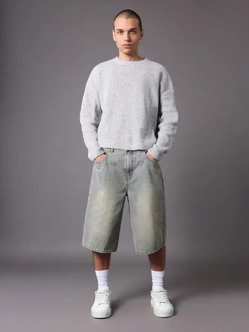 Jean × Vintage Vintage retro Shorts Jorts jeans washed Size US 34 / EU 50 - 4 Thumbnail