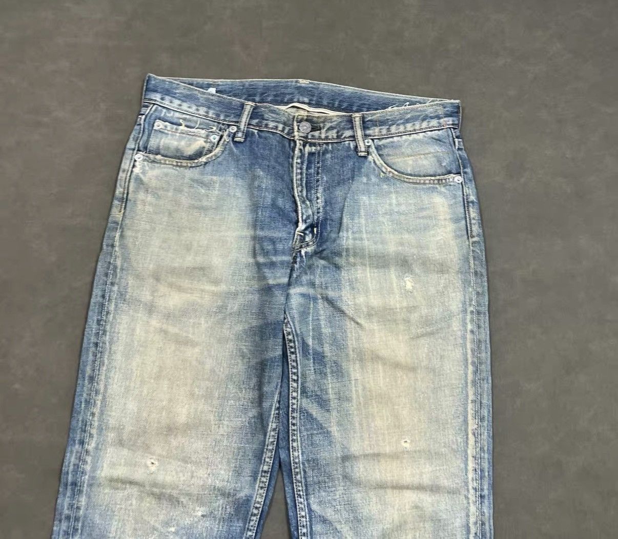 Visvim Blue Distressed Denim Jeans Size 34 Size US 34 / EU 50 - 3 Thumbnail