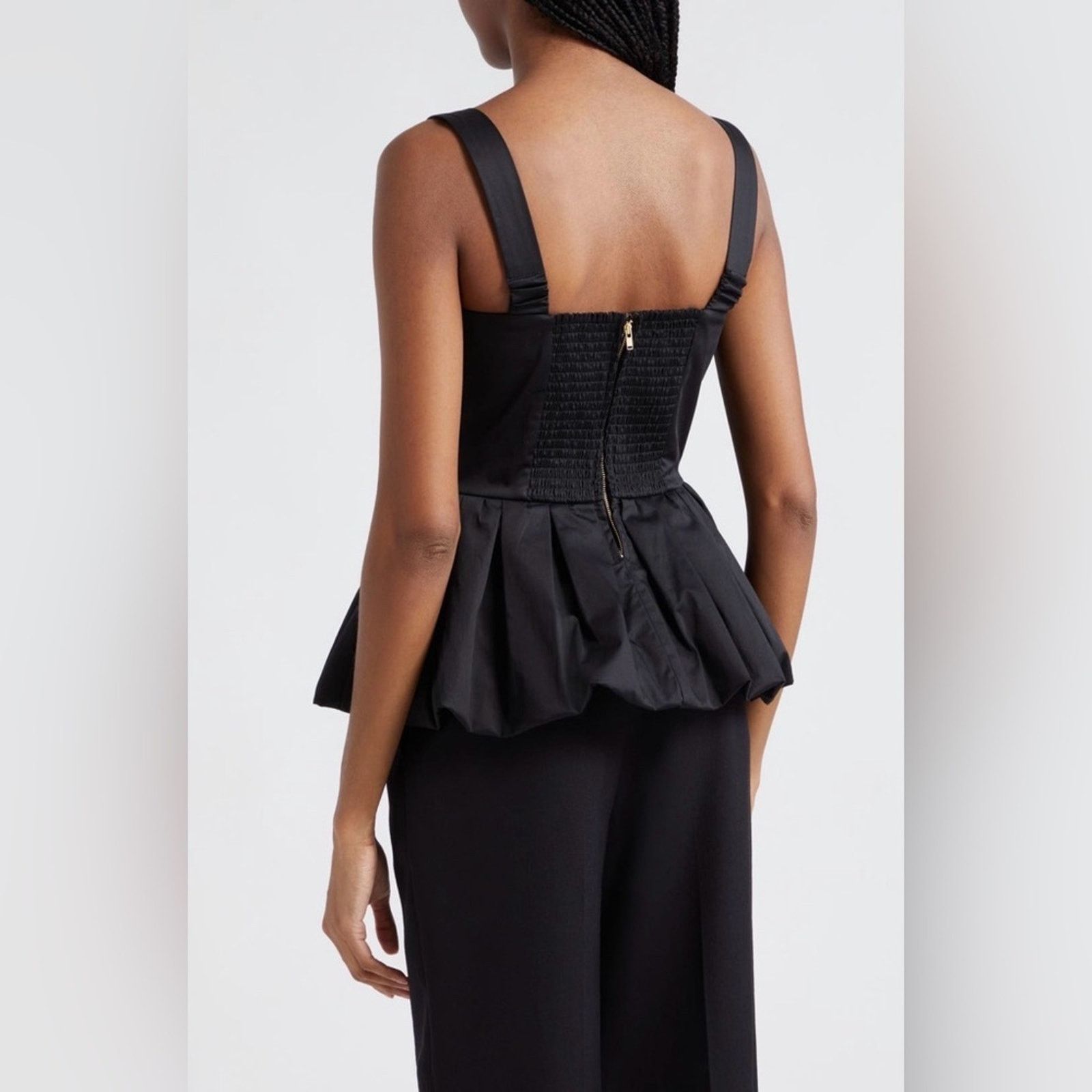 Other Cara Cara Claribelle Cutout Peplum Tank Top black 8 Size M / US 6-8 / IT 42-44 - 2 Thumbnail