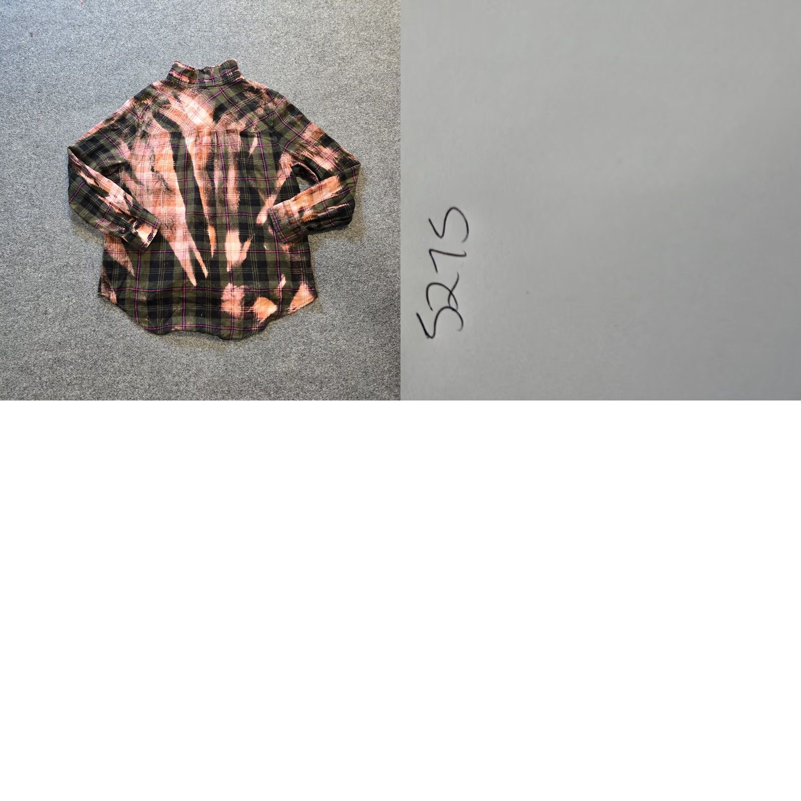 Pinko Franklin Flannels Shirt Mens Size S Green Pink Upcycle Tie Dye Hobo Casual Plaid Button-Up Long Sleeve Size US S / EU 44-46 / 1 - 8 Thumbnail