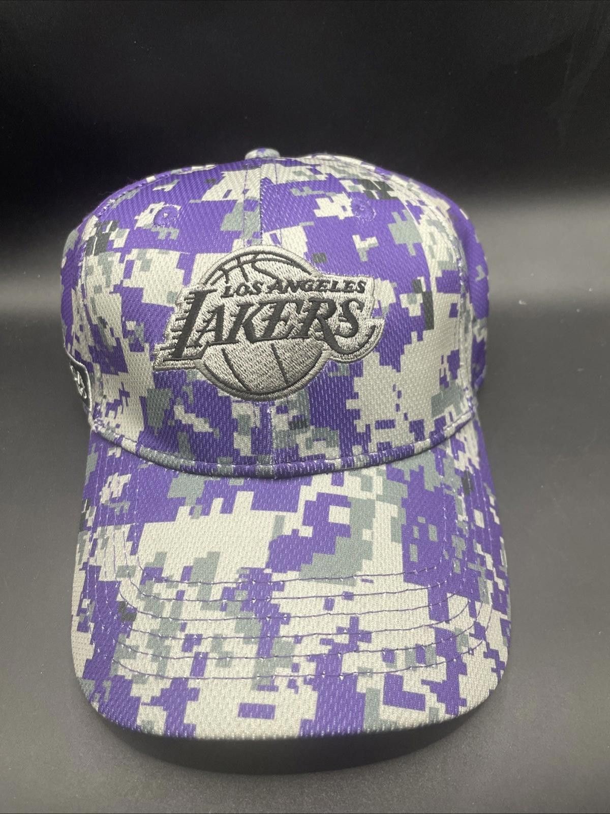 Starter Los Angeles Lakers Pechanga Resort & Casino Purple Camo Hat Size ONE SIZE - 1 Thumbnail