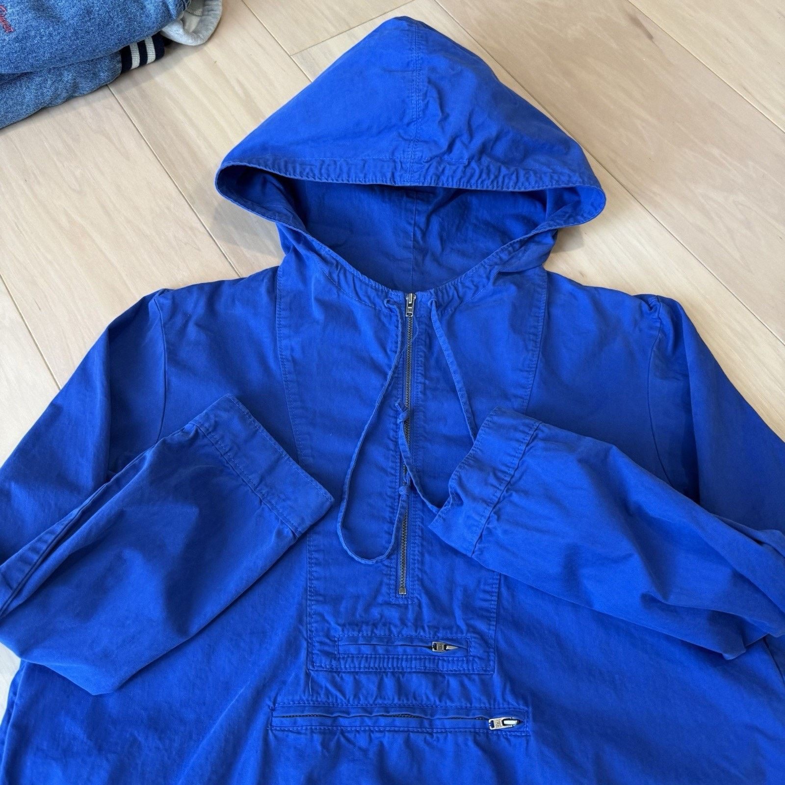 J.Crew J Crew Anorak Small Blue 1/2 Zip Cotton Pullover Heritage Size US S / EU 44-46 / 1 - 5 Thumbnail