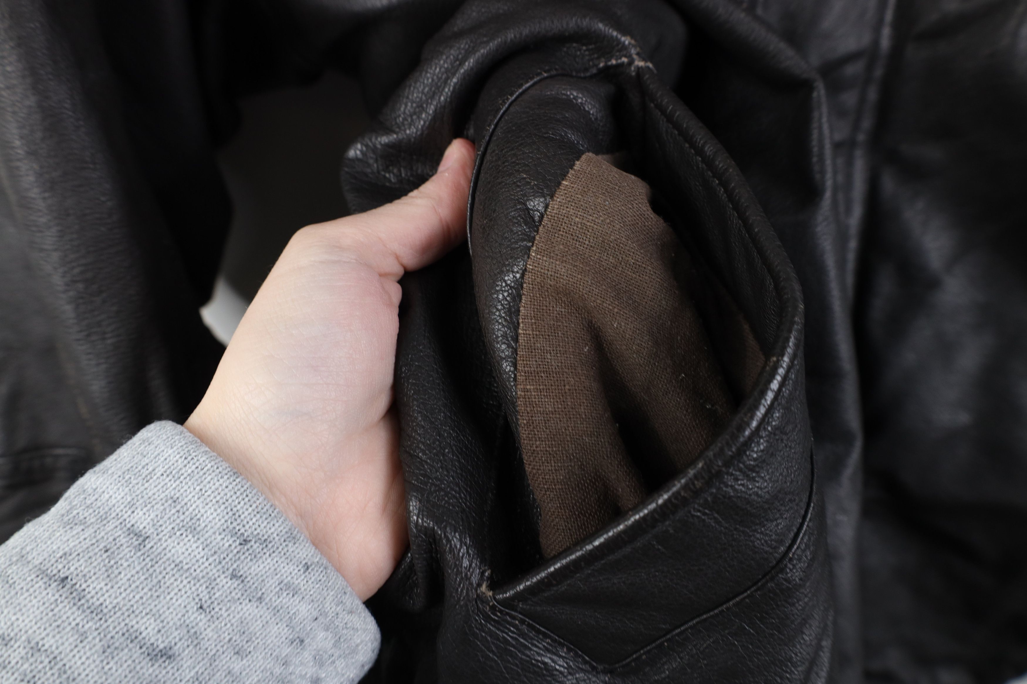 Vintage Vintage 90s Streetwear Quilted Leather Bomber Jacket Brown Size US XXL / EU 58 / 5 - 6 Thumbnail