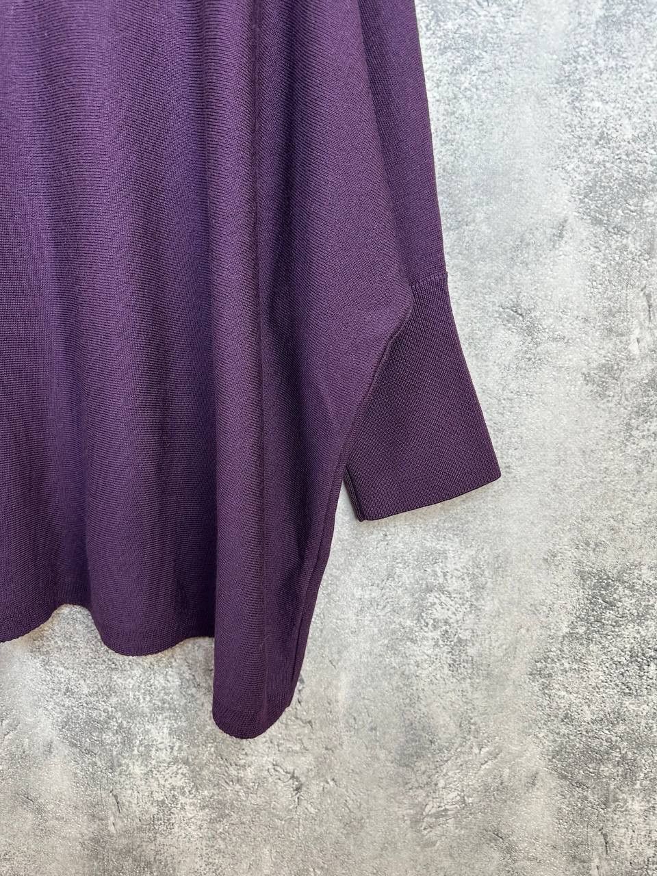 Other TOAST Oversized Superfine Wool Sweater Purple Boxy Batwing Size L / US 10 / IT 46 - 8 Thumbnail