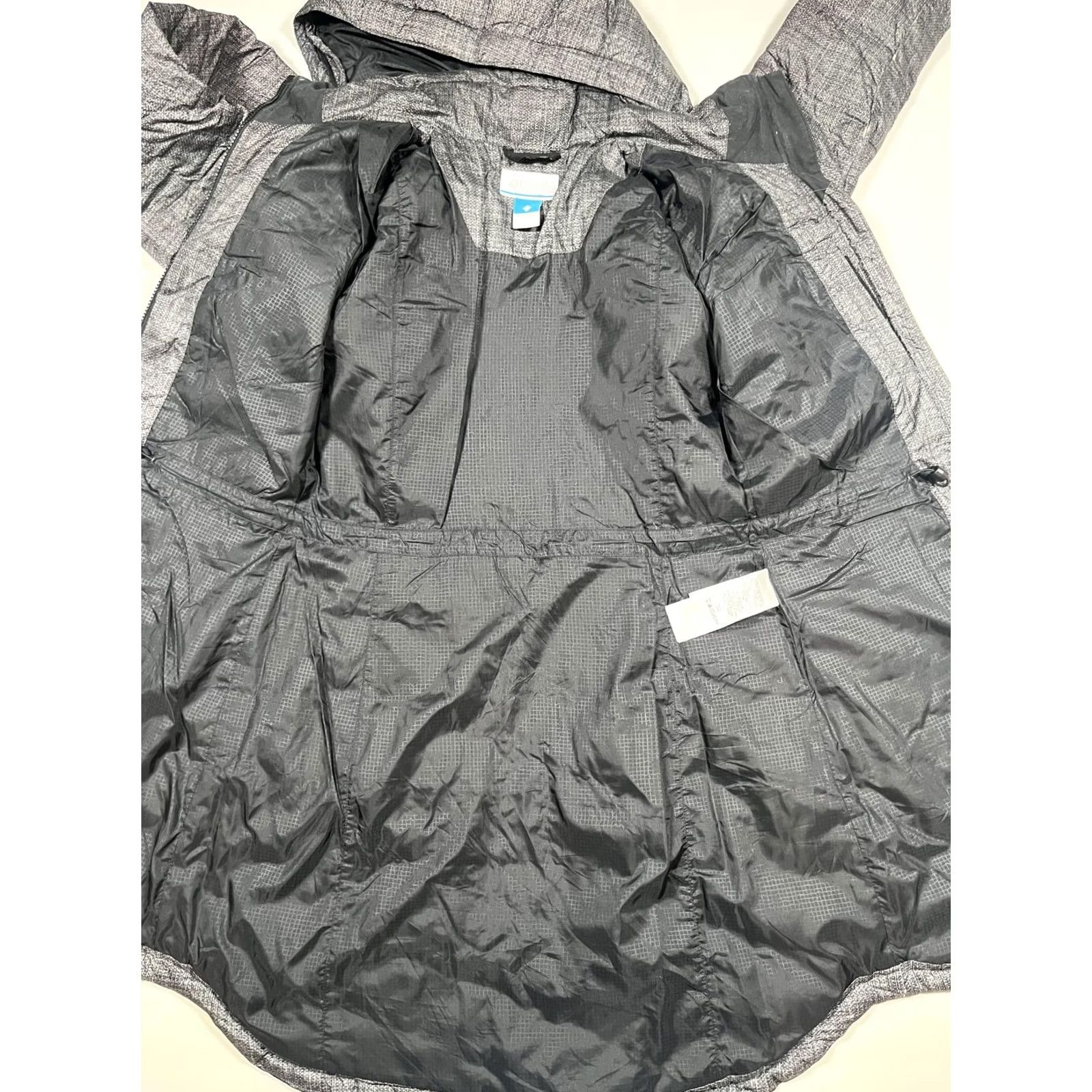 Vintage Columbia Coat Womens Medium Gray Omni-Shield Hooded Puffer Parka Long Size M / US 6-8 / IT 42-44 - 5 Thumbnail