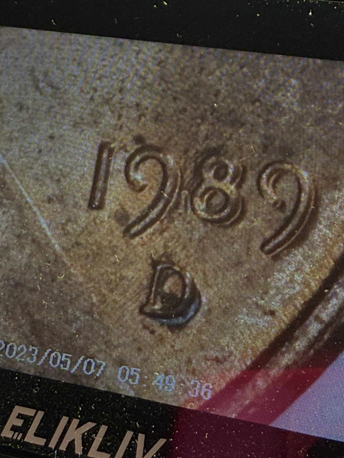 Other 1989 Lincoln Cent Penny - Error Double Die Size ONE SIZE - 3 Thumbnail