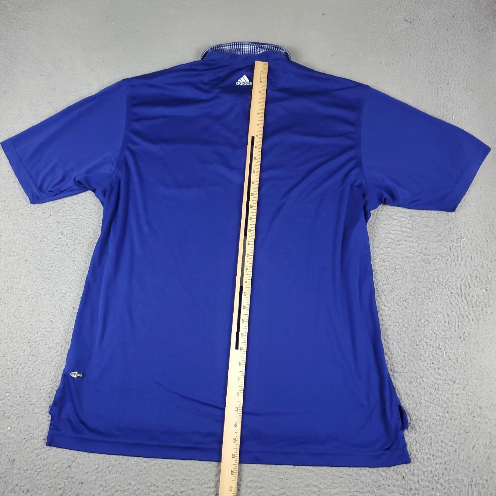 Adidas Adidas Polo Shirt Mens XL Blue Golf Casual Short Sleeve Polo Shirt XL Blue Adidas Logo Striped Casual Sports Mens Size US XL / EU 56 / 4 - 5 Thumbnail