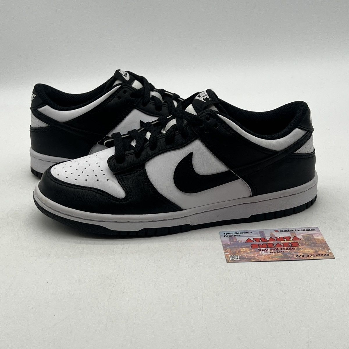 Nike dunk low black white