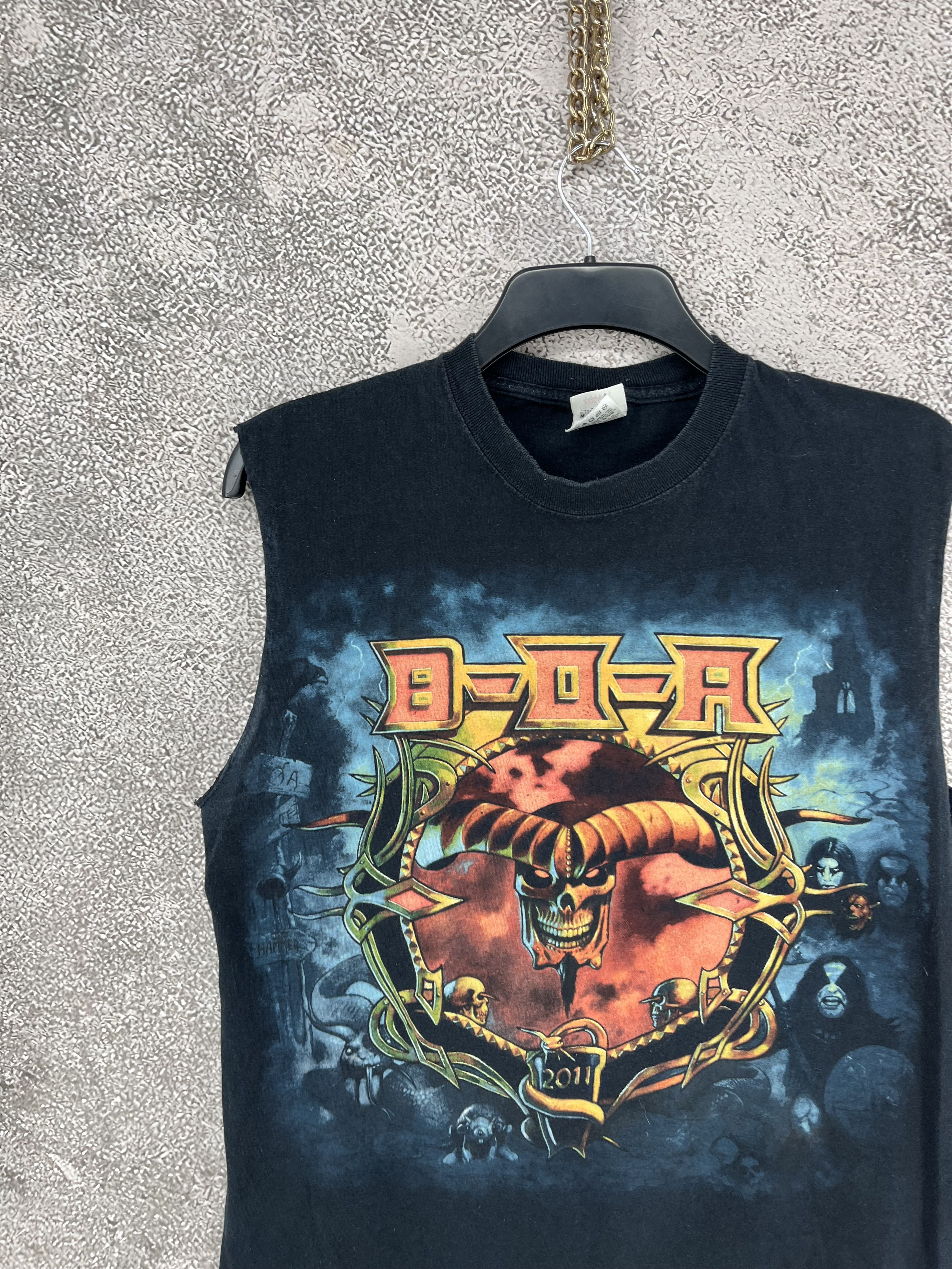 Band Tees DOA Dead On Arrival 2011 Bloodstock Metal Music Top T Shirt Size US M / EU 48-50 / 2 - 4 Thumbnail