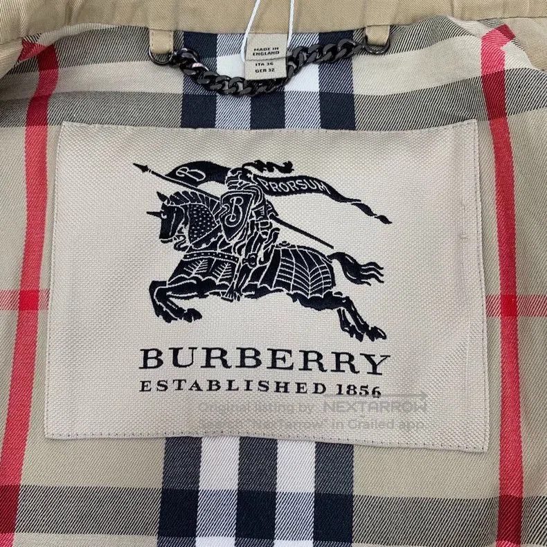 Burberry Burberry Beige Cotton Trench Coat. Size US XS / EU 42 / 0 - 5 Thumbnail