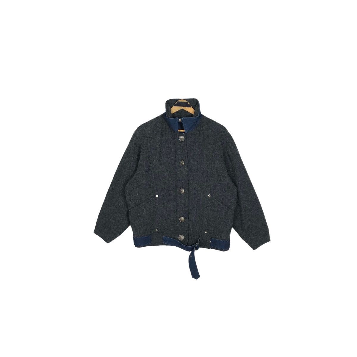 Issey Miyake Vintage 80s Issey Sport IS Reversible Wool Light Jacket L Size US L / EU 52-54 / 3 - 2 Thumbnail