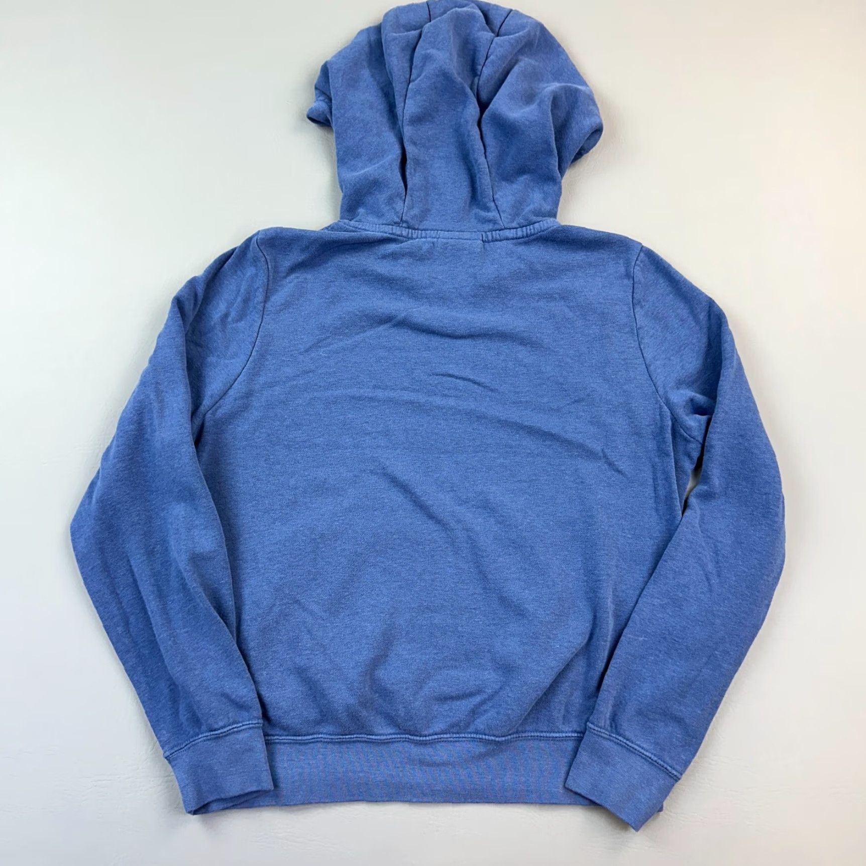 Nike Nike Sportswear Hoodie Women Small Blue Pullover Swoosh Logo Fold Neck? Size S / US 4 / IT 40 - 6 Thumbnail