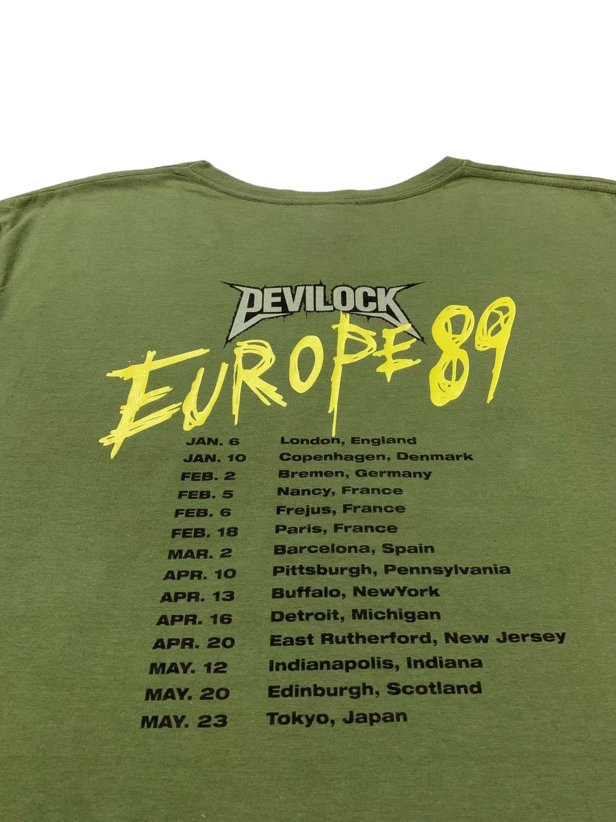 Bounty Hunter × Devilock × Metallica Devilock japan Monster Tour Metallica Design Tshirt Size US M / EU 48-50 / 2 - 7 Thumbnail
