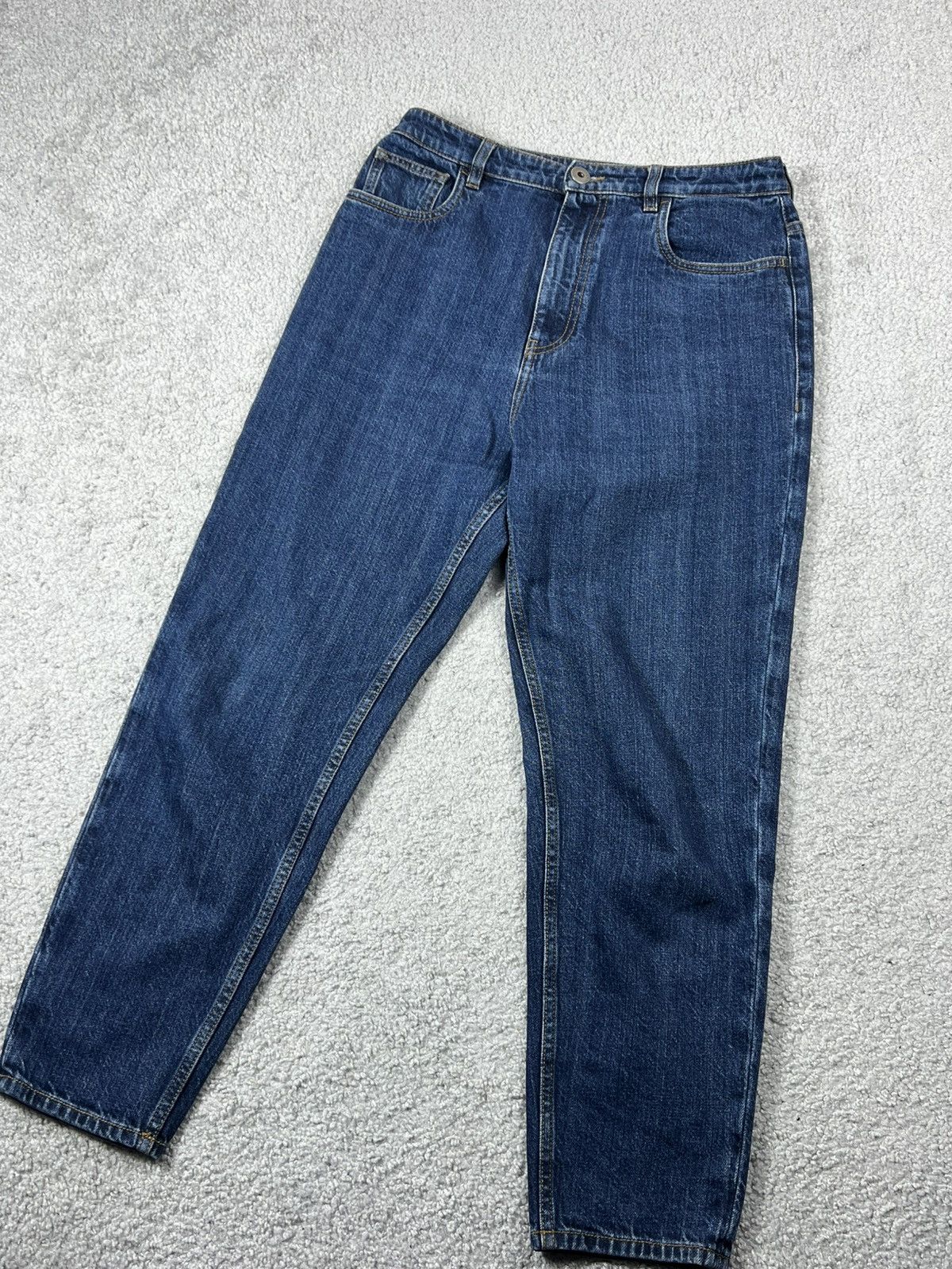 Prada Prada Triangle Blue Boyfriend Jeans Size 28 Size 28" / US 6 / IT 42 - 6 Thumbnail