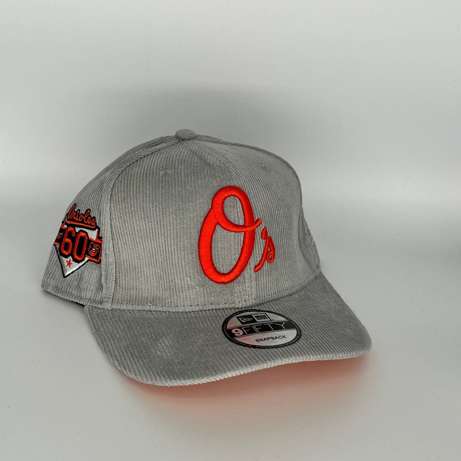 New Era Gray Baltimore Orioles Orioles 60 Side Patch New Era MLB Size ONE SIZE - 1 Thumbnail