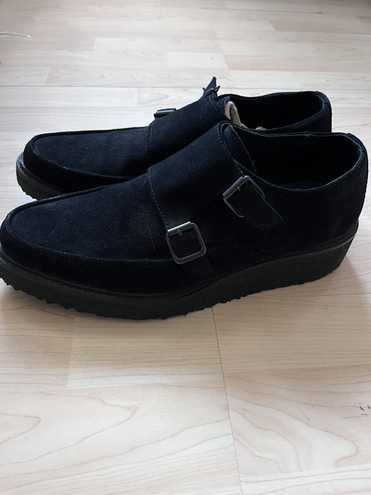 Allsaints Allsaints Black Low top buckle sneaker Size US 9 / EU 42 - 1 Thumbnail